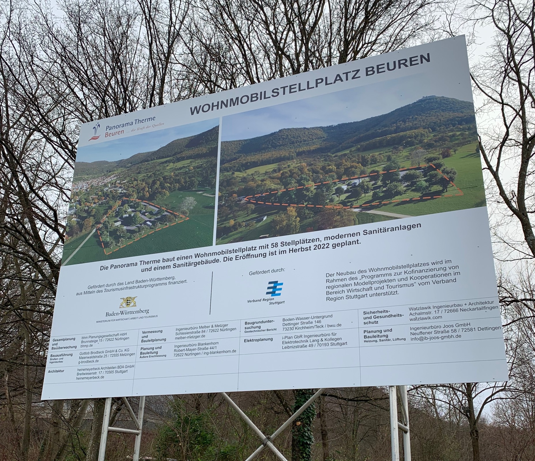 Wohnmobilstellplatz Panorama Therme Beuren — Karavan Sitesi in Beuren