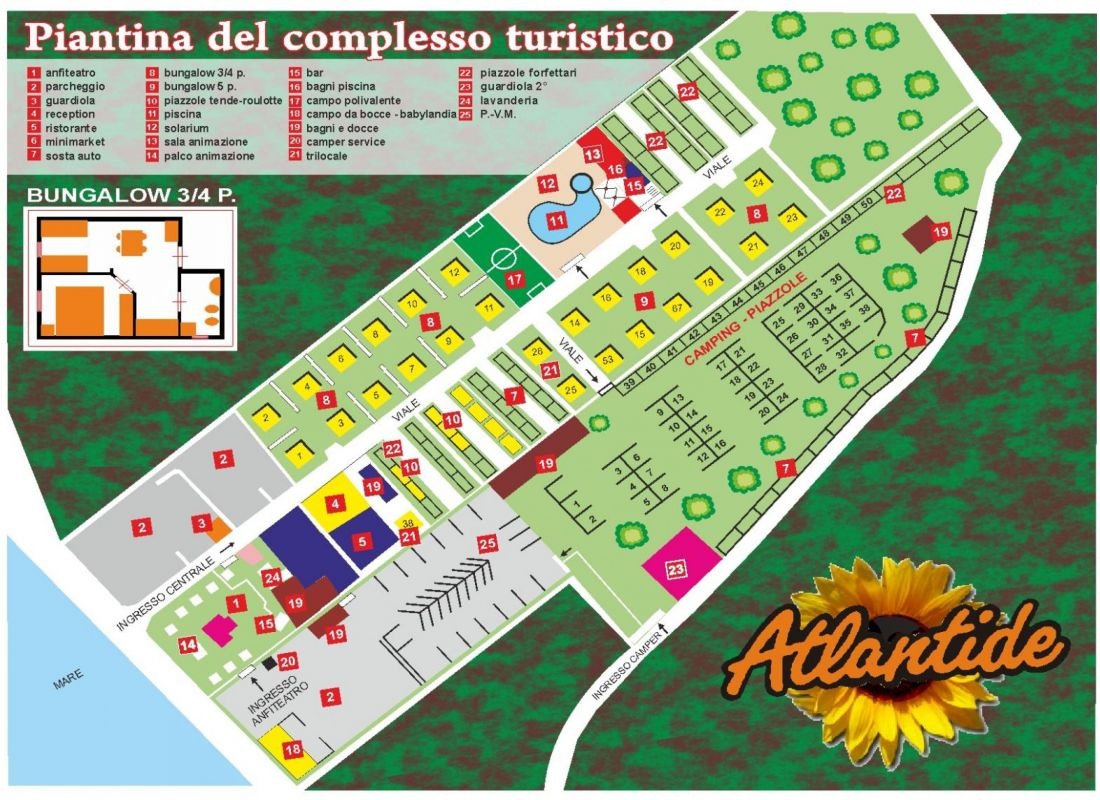 Residence Camping Atlantide — Aire camping car in Monopoli - Bari