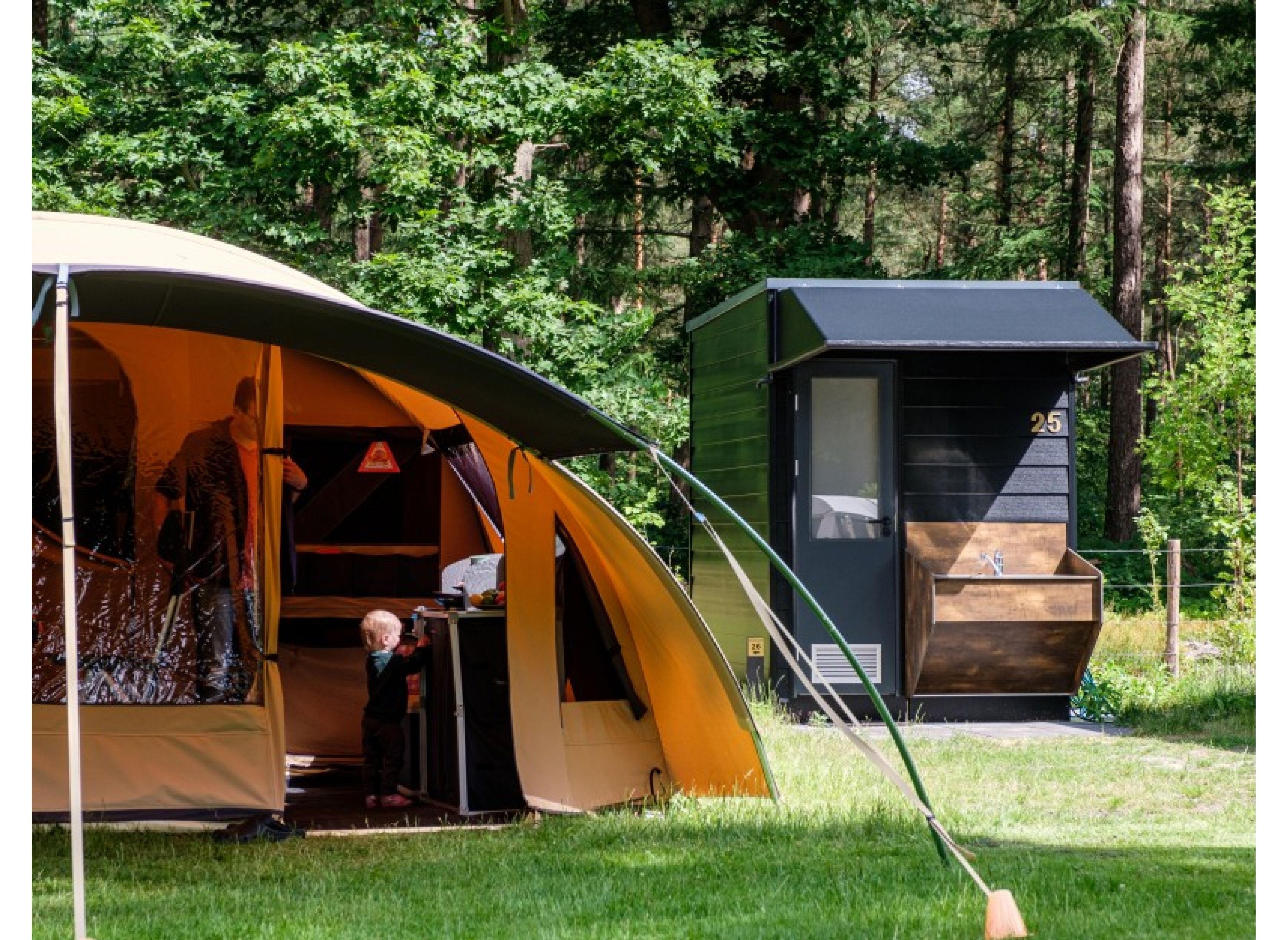 De Kleine Wolf — Camping Site in Stegeren