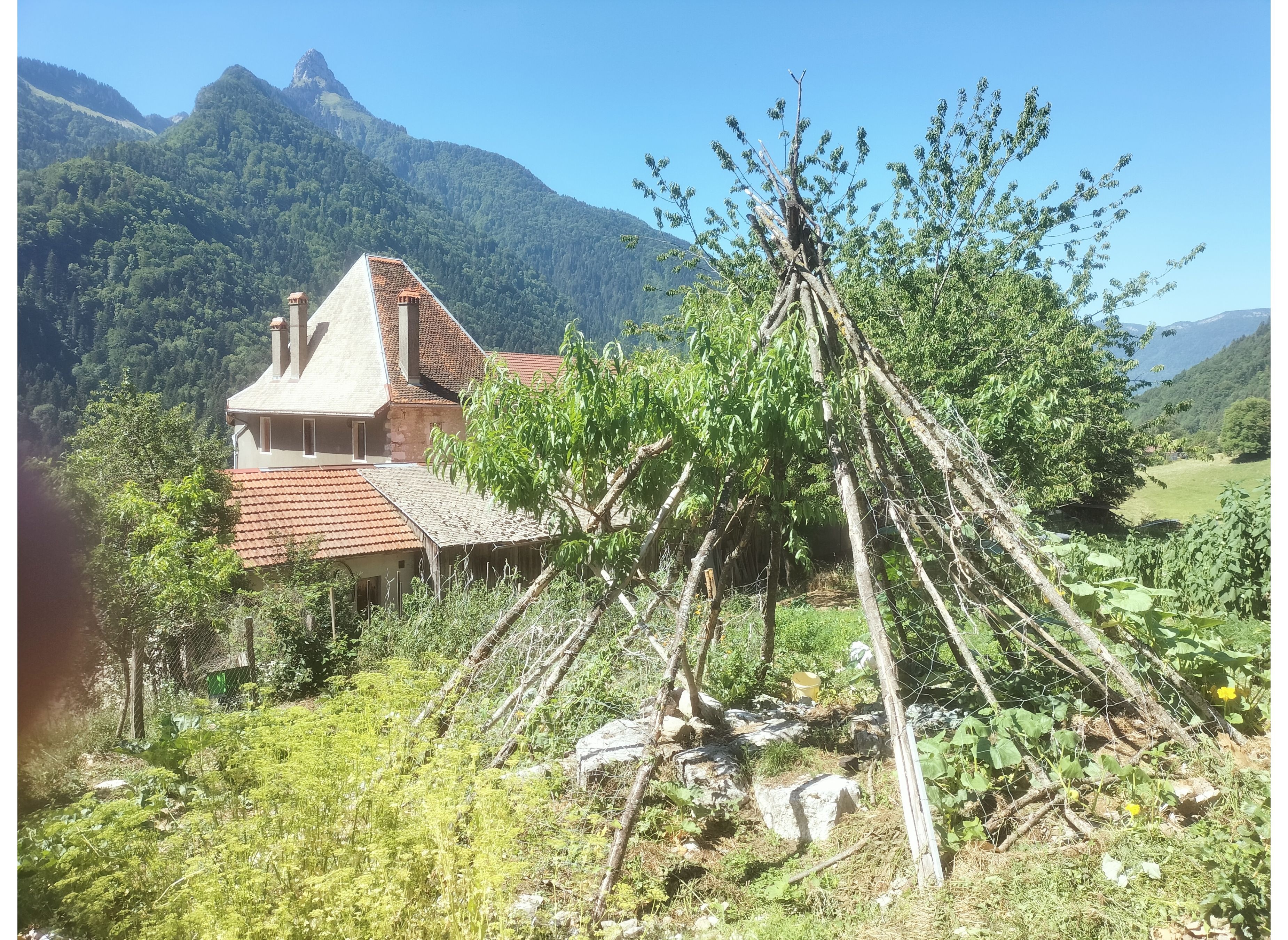 La ferme de la résistance — Camping in La Balme-de-Thuy