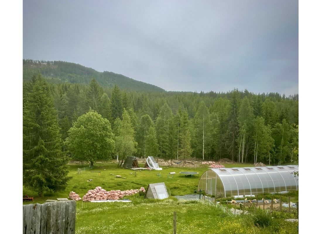 Herfragården — Sítio de acampamento in Sokna
