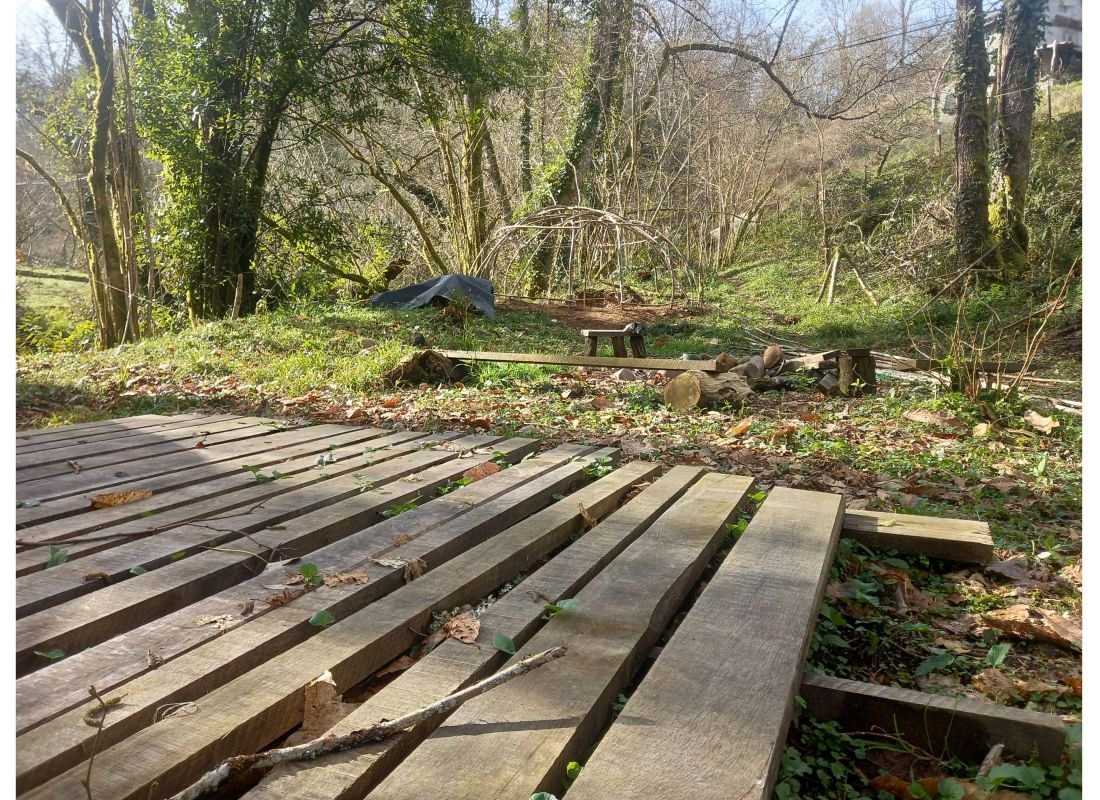 Refugio del rio — Area da campeggio in Asturias