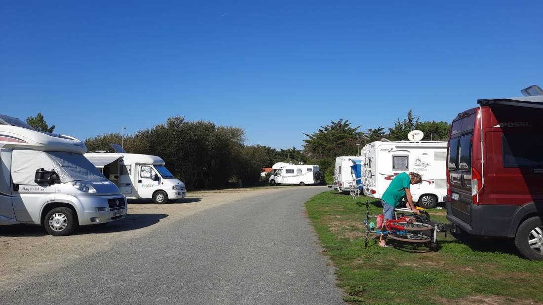 Aire CAMPING-CAR PARK de Préfailles, La Pointe — Aire camping car in Préfailles
