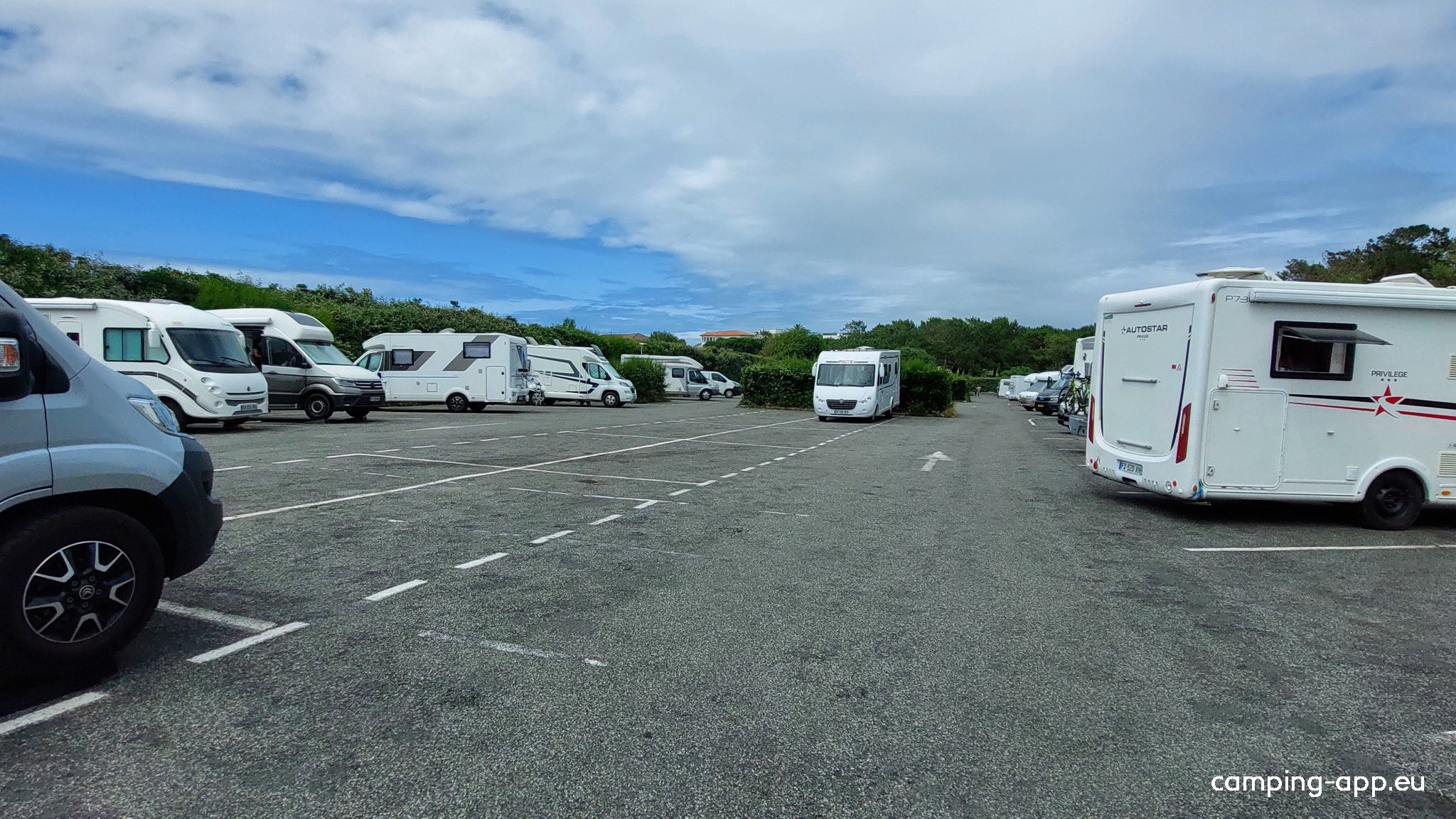 Stellplatz des Corsaires — Ställplats in Anglet