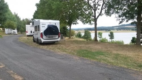 Stellplatz Lac de Naussac — Ställplats in Langogne