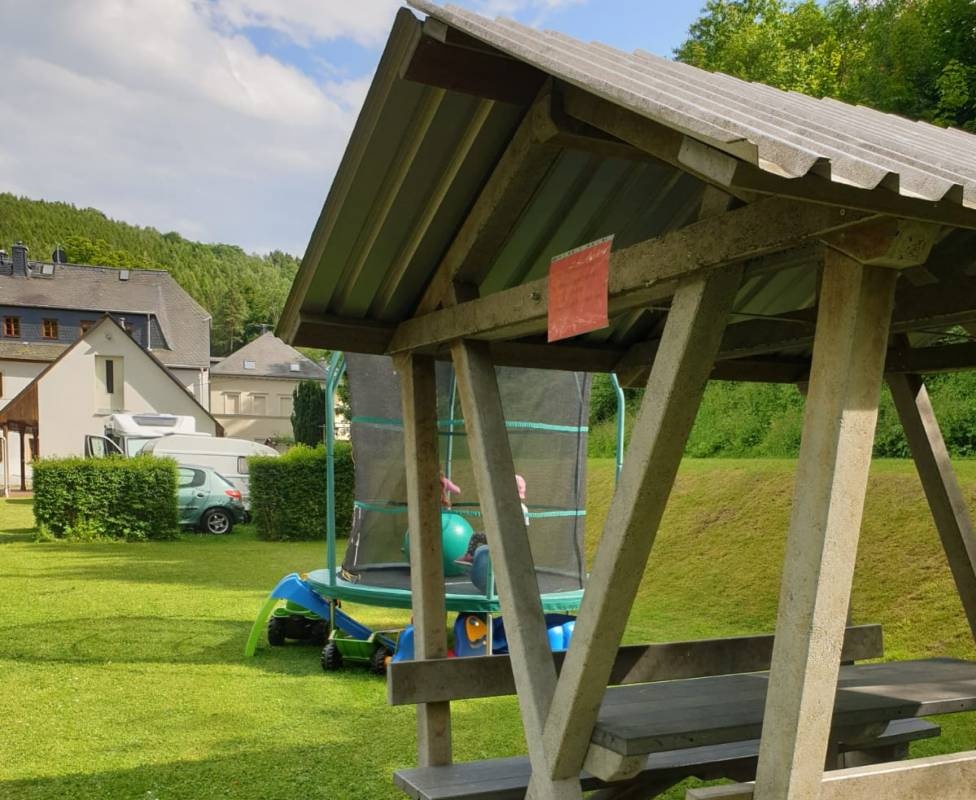 Camping Himmelmühle — Aire camping car in Thermalbad Wiesenbad