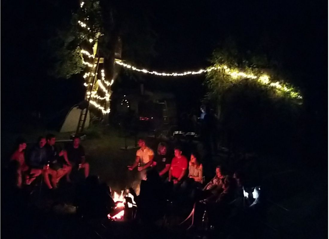 Mitten im Grünen in Haarbach — Campervan Site in Haarbach