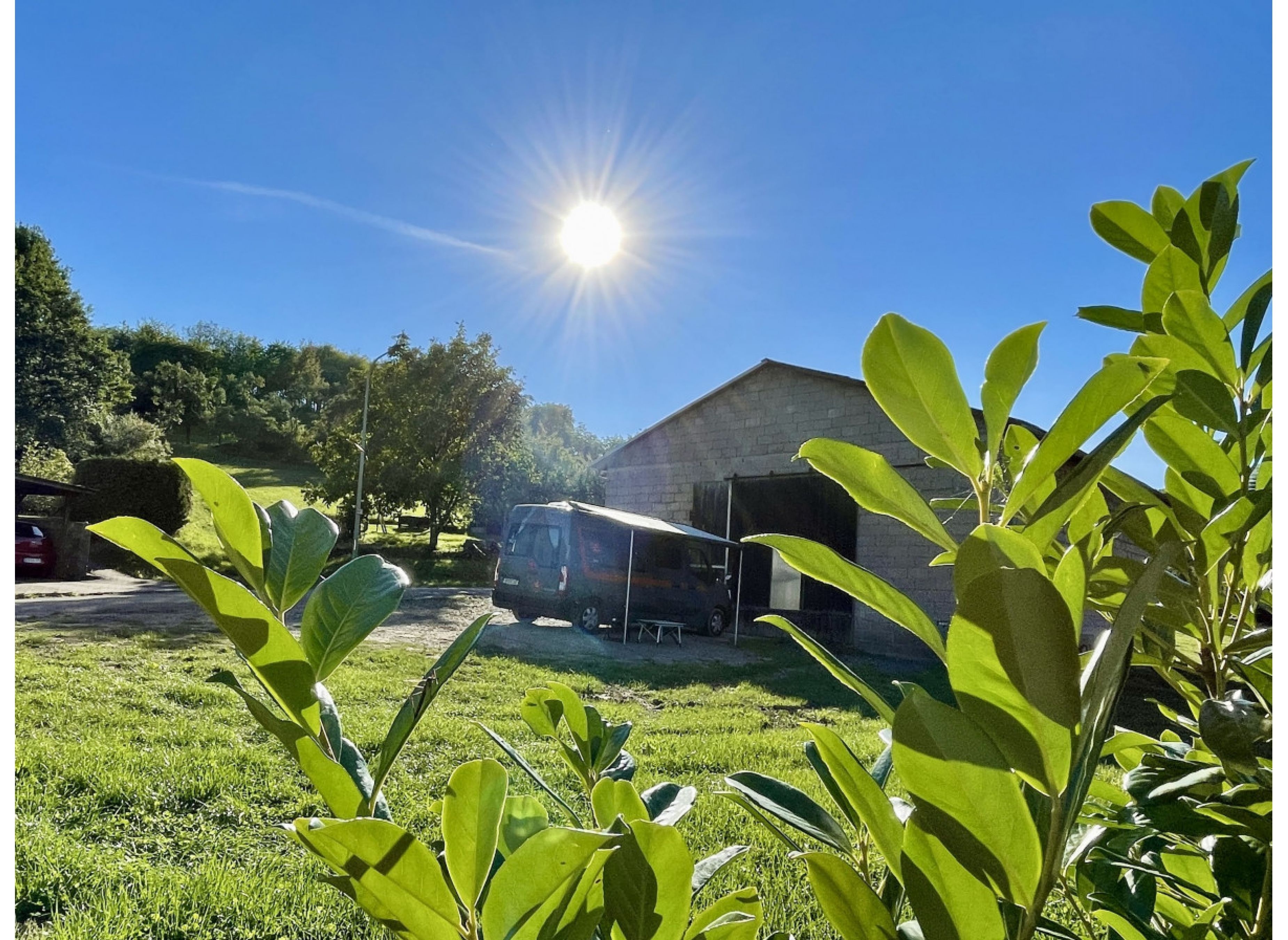 Im Grünen bei der Brennerei #2 — Campervan Site in Langenbach