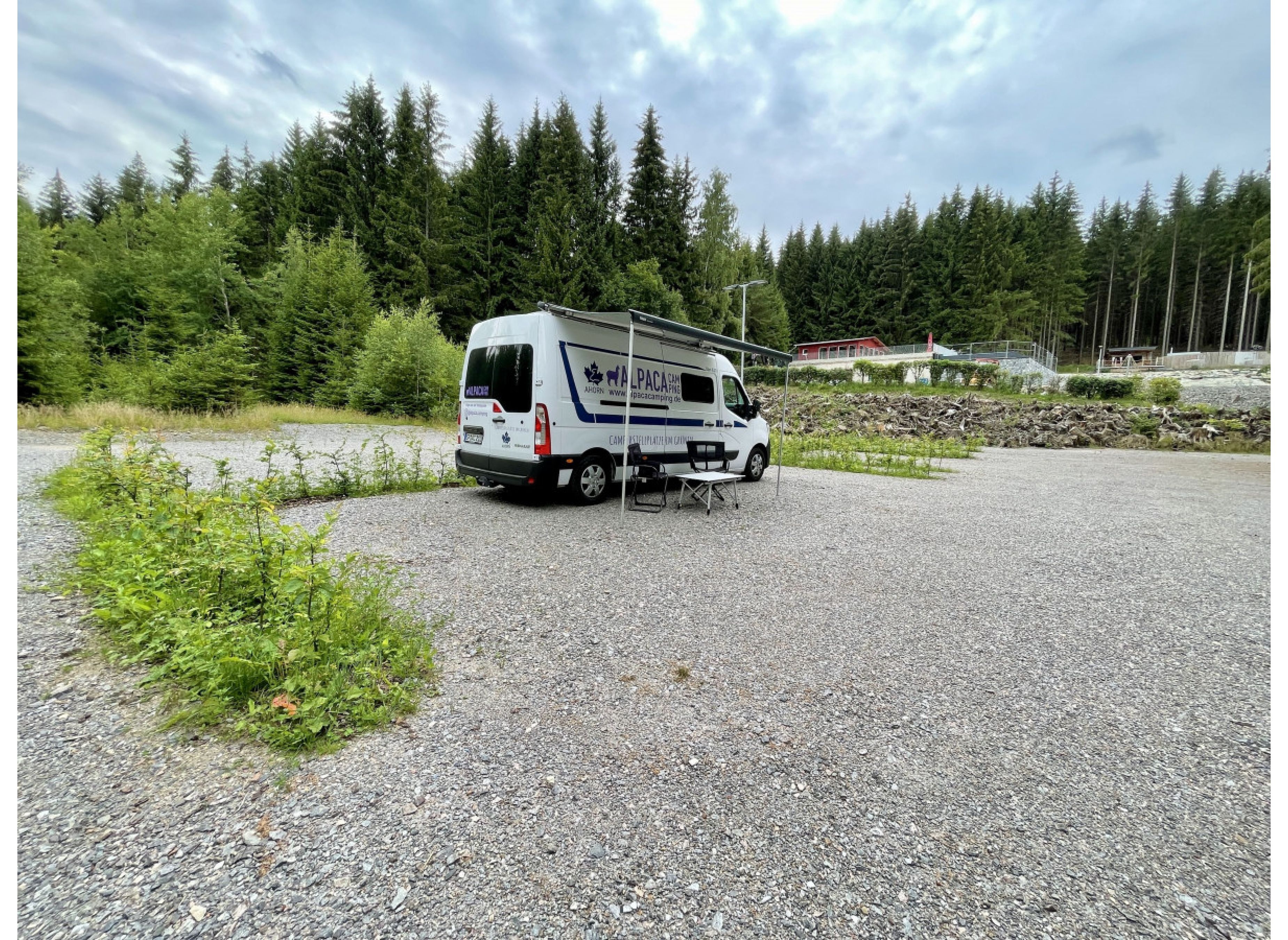 Im Erzgebirgsidyll #3 — Camperplaats in Breitenbrunn/Erzgeb.