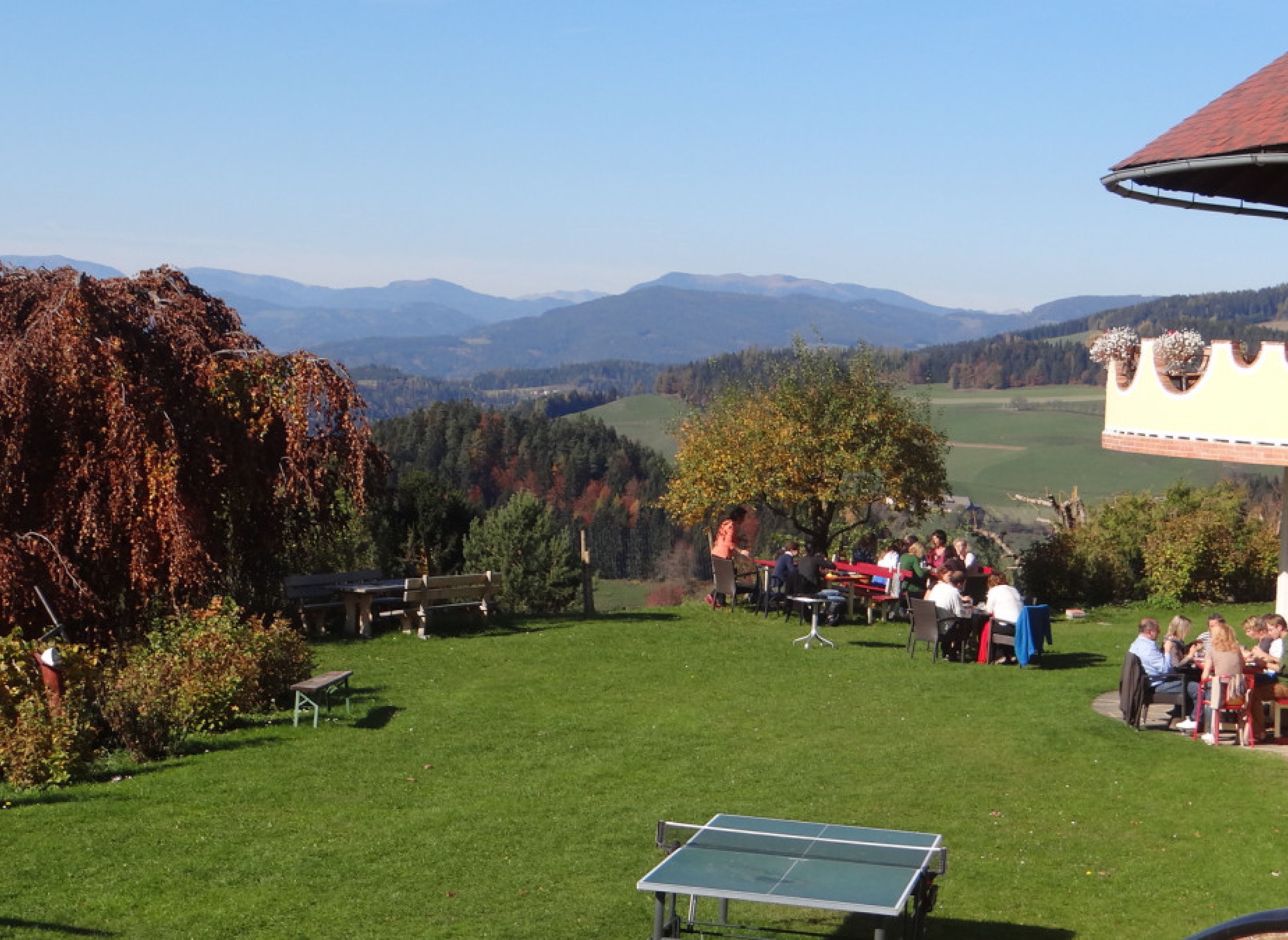 St. Oswald bei Eberstein mit Panoramablick — Stellplatz in Eberstein