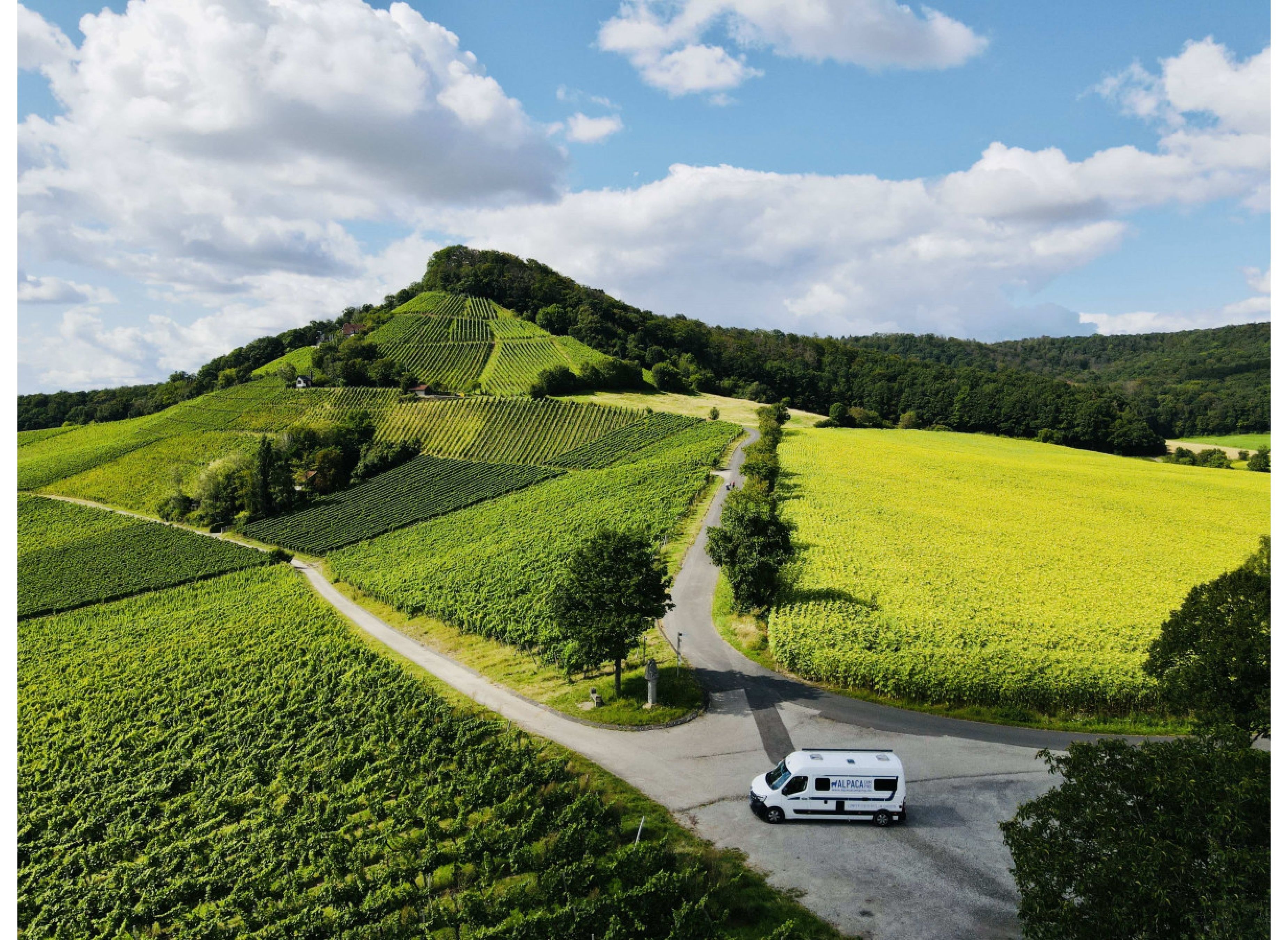 Panoramablick zur Stollburg - max. 2 Nächte — Winery in Oberschwarzach