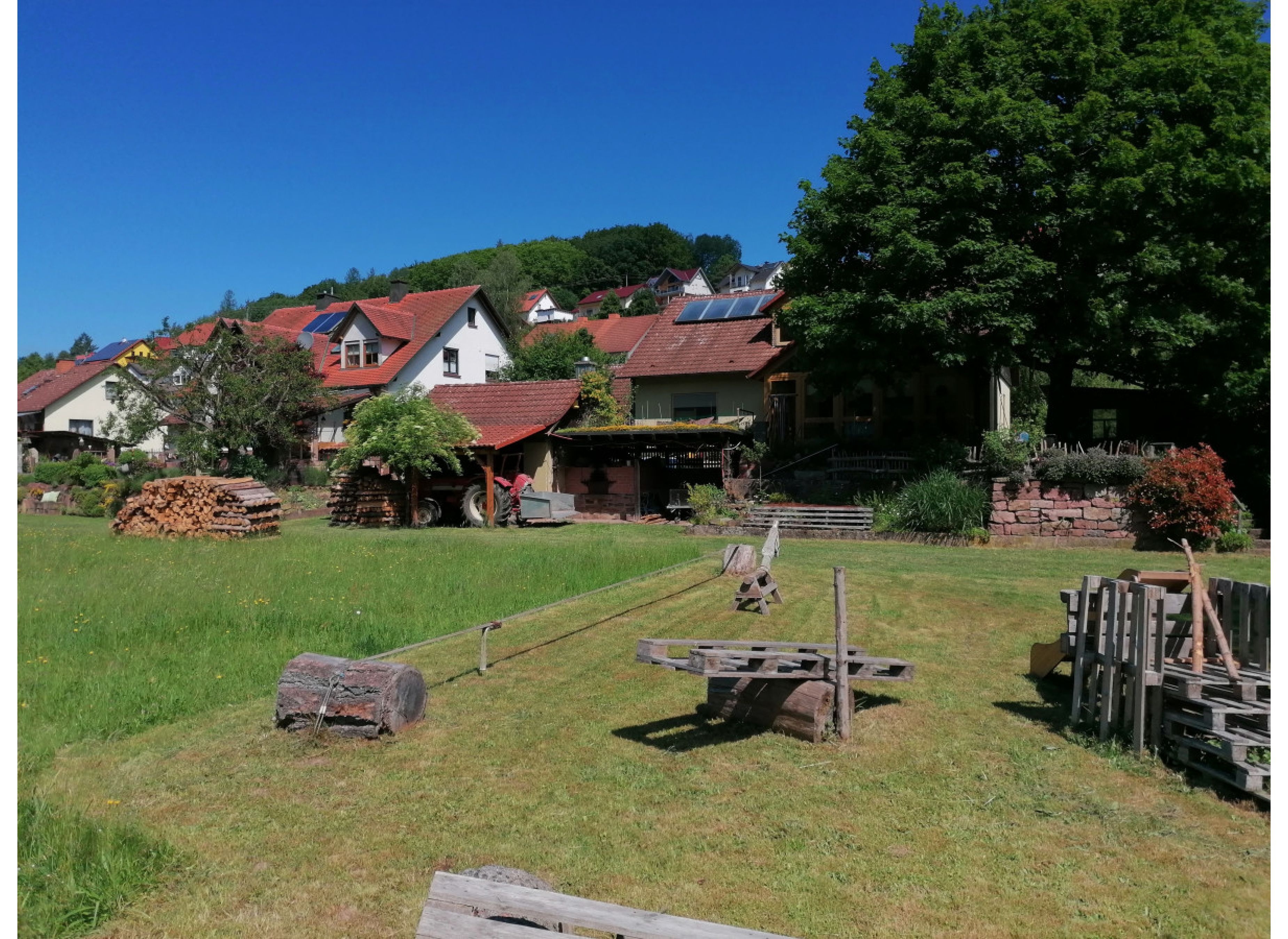 Wunderschönes Oehrbachtal #2 — Campervan Site in Oberthulba