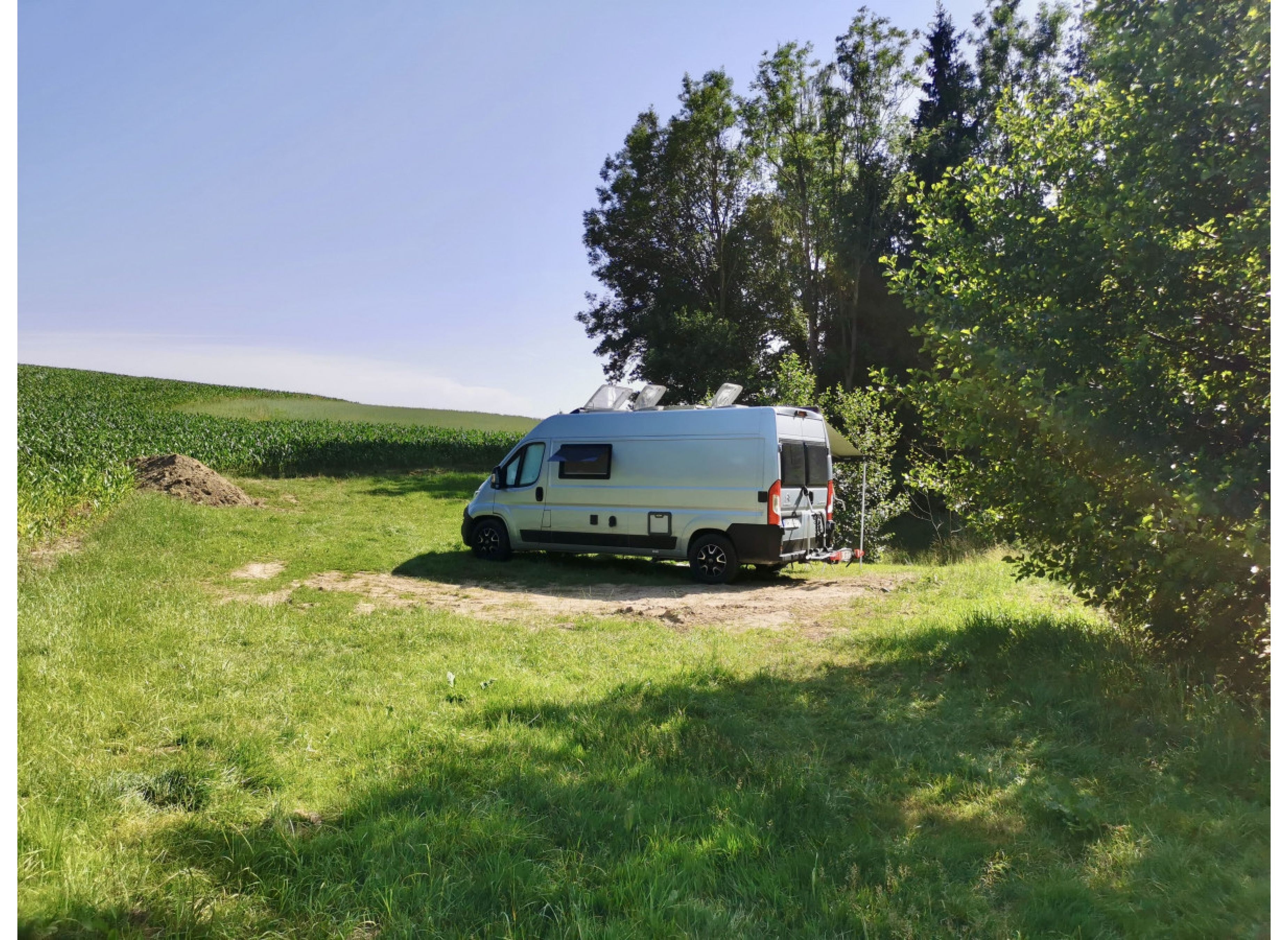 Am Badeweiher — Bobilplass in Oberbergkirchen