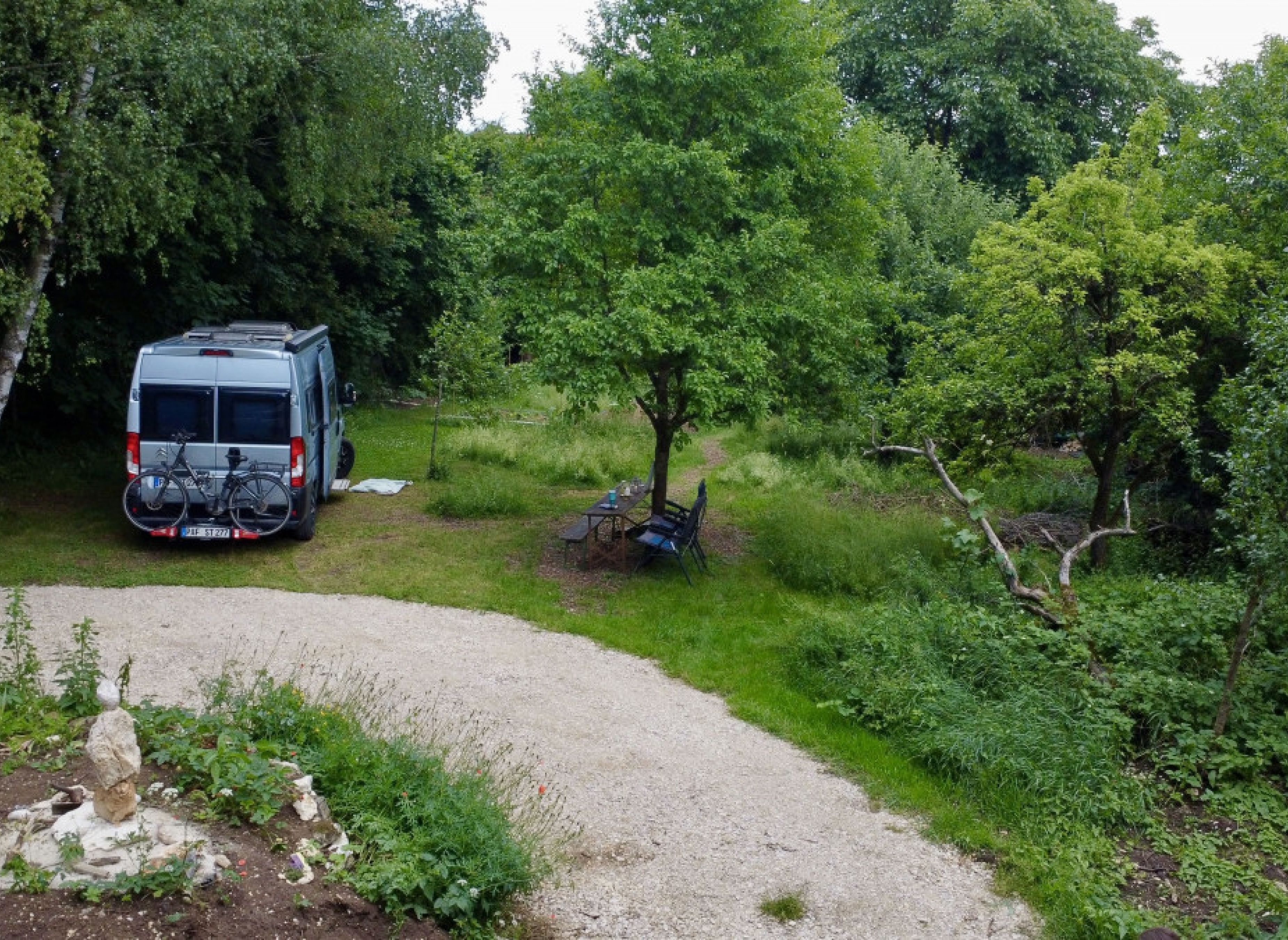 Am geplanten Tiny Haus Areal #2 — Area Autocaravanas in Treuchtlingen