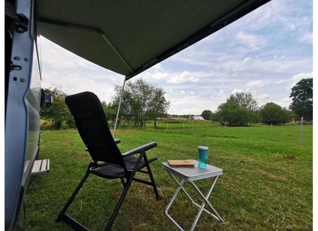 Bei der Kuhweide — Bobilplass in Ascha