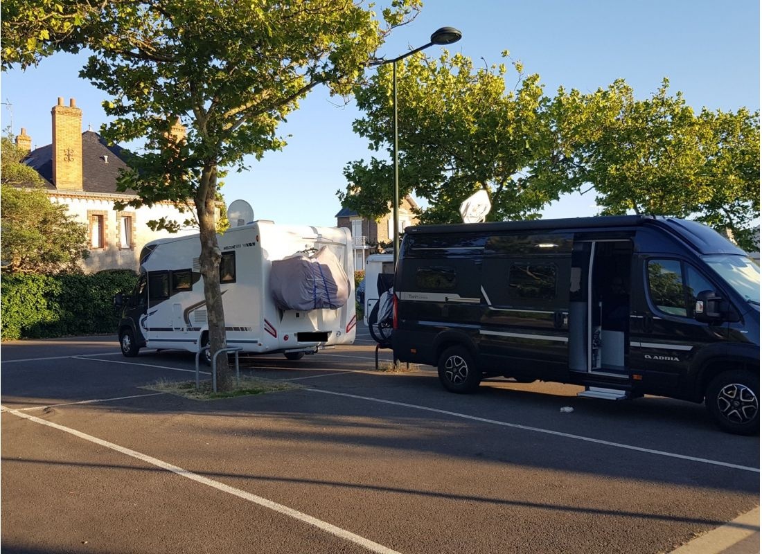 WoMo Stellplatz La Bernerie-en-Retz — Sítio para autocaravanas in La Bernerie-en-Retz