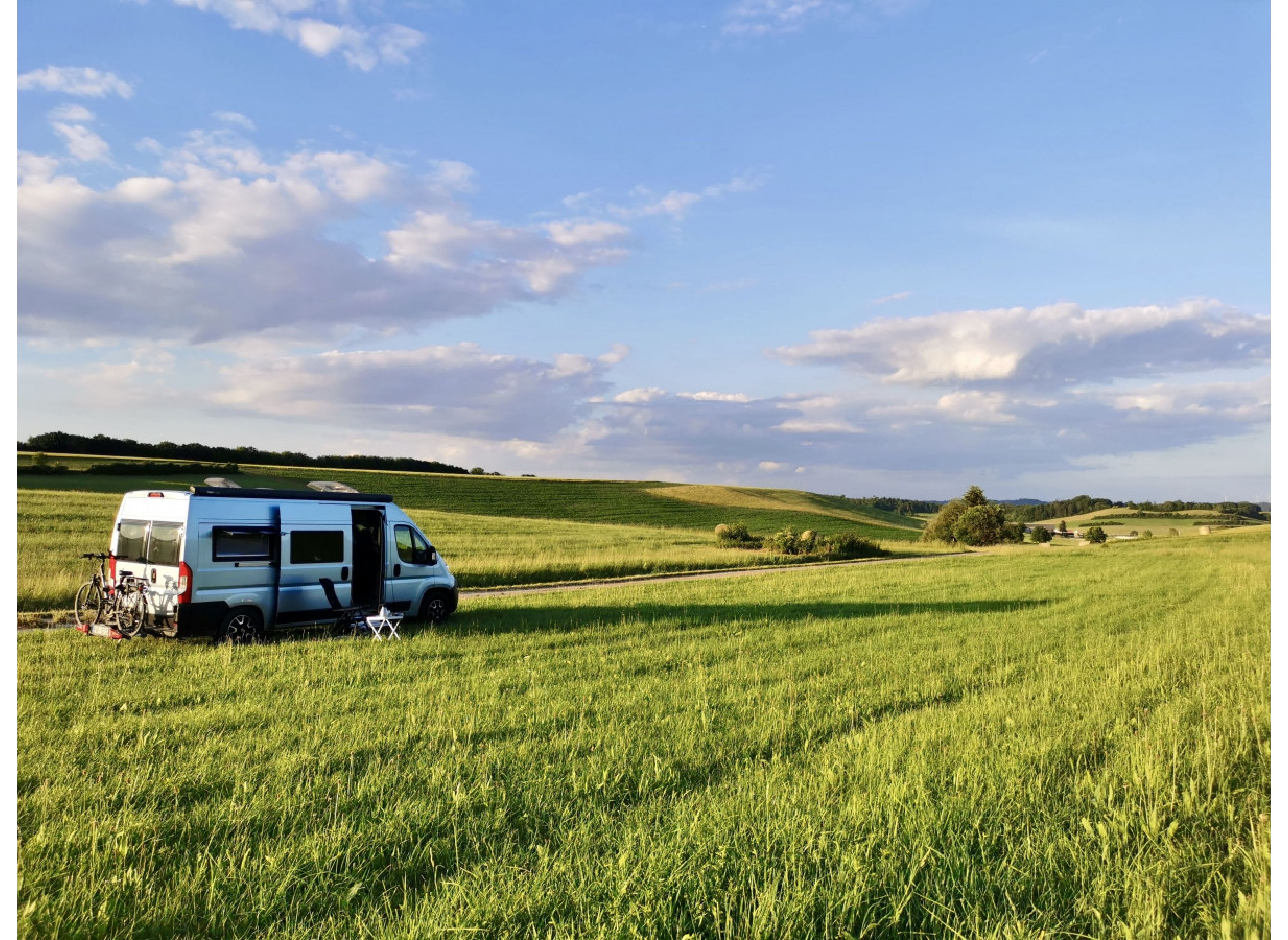 Ruhiger Stellplatz zwischen Wiesen und Felder #2 — Campervan Site in Obersontheim