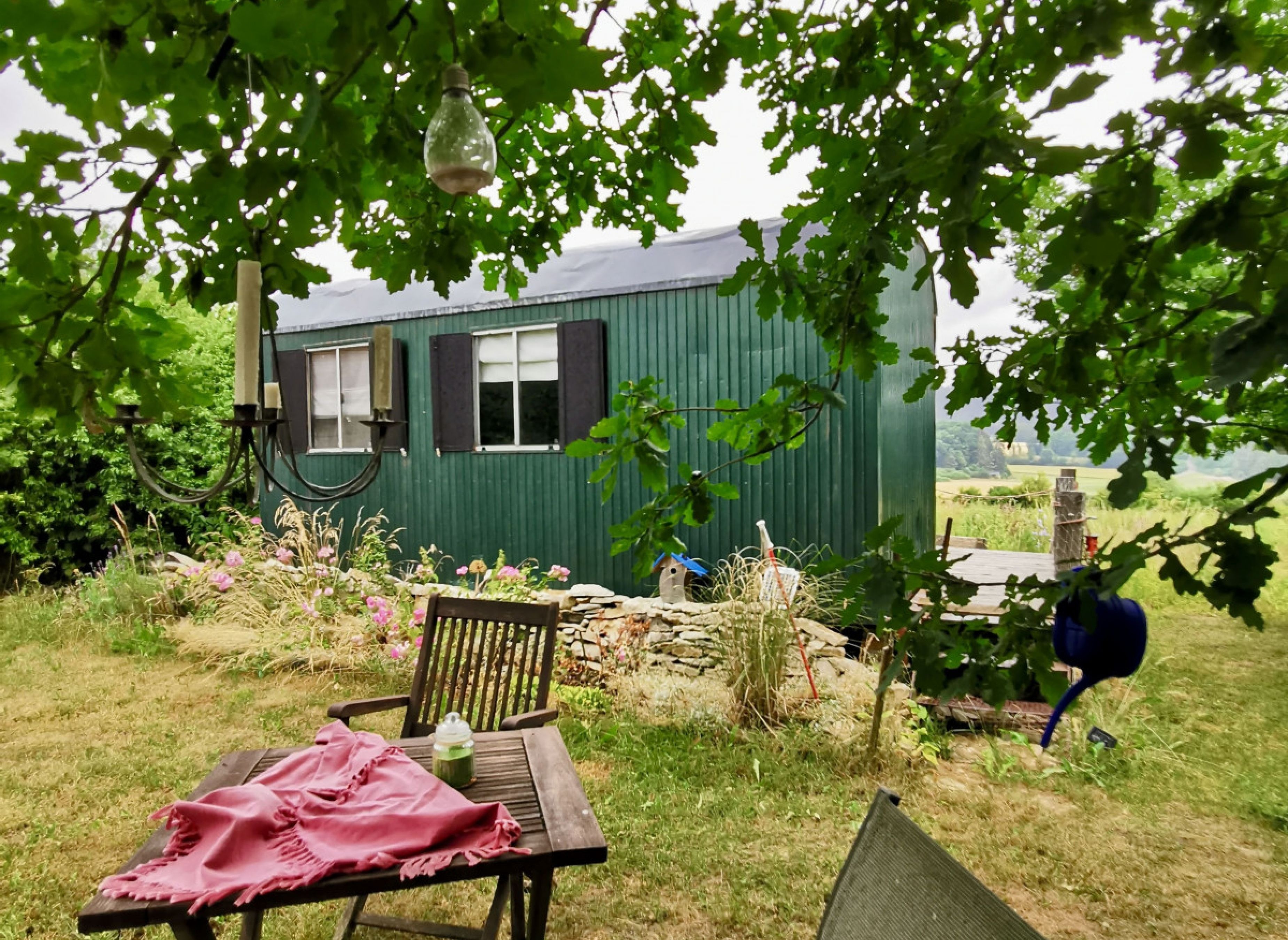 Einzelstellplatz auf dem Gartengrundstück — Ställplats in Lauterhofen