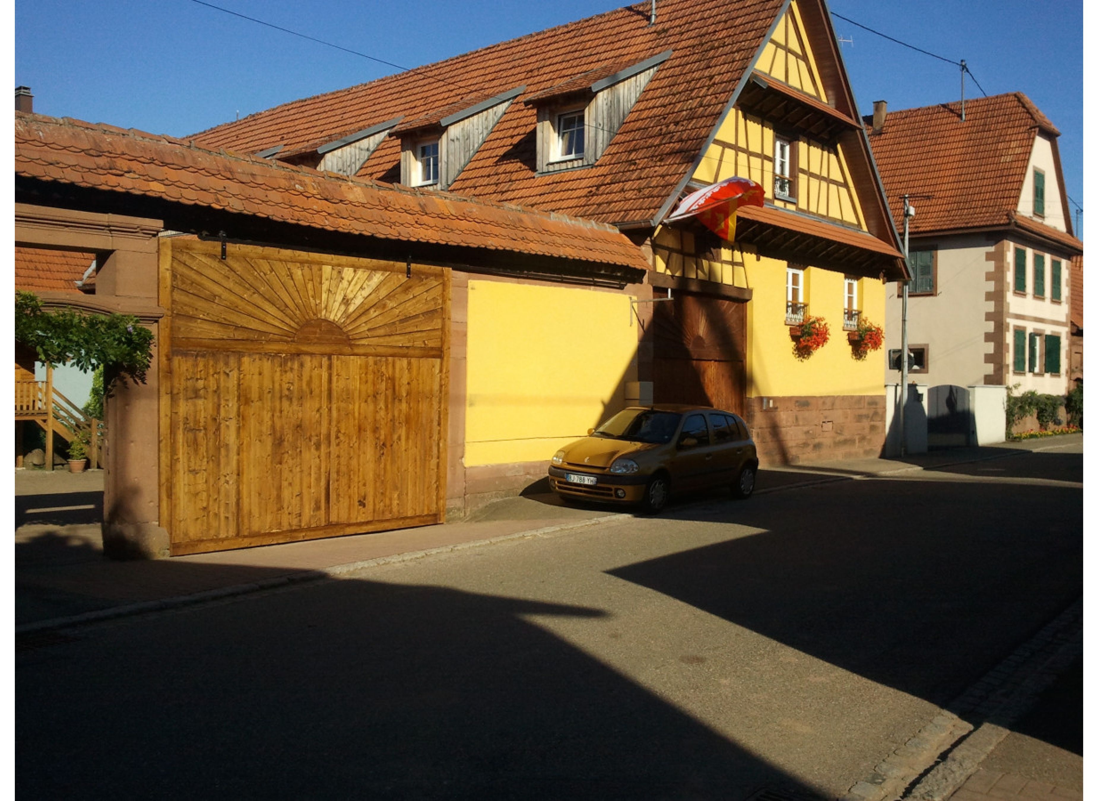 Am Fuße der Nord Vosgesen im Elsass — Area di sosta in BISCHHOLTZ