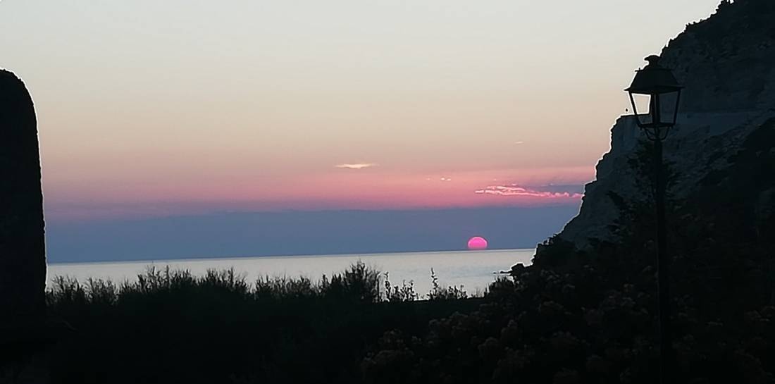 Stellplatz plage d'Albo Ogliastro Korsika — Camperplads in Ogliastro