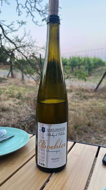 Im Weinberg in einem elsässischen Dorf/Au vignoble dans un village alsacien — Photo 4