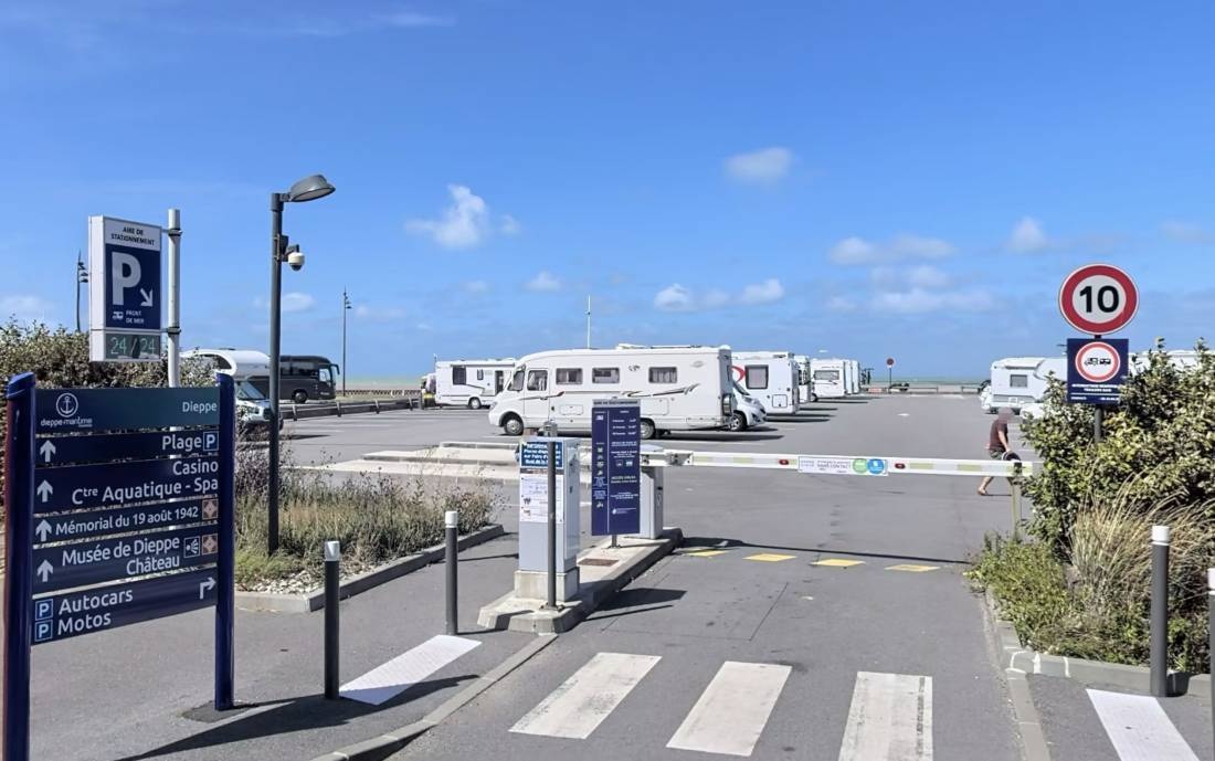 Stellplatz Dieppe — Aire camping car in Dieppe