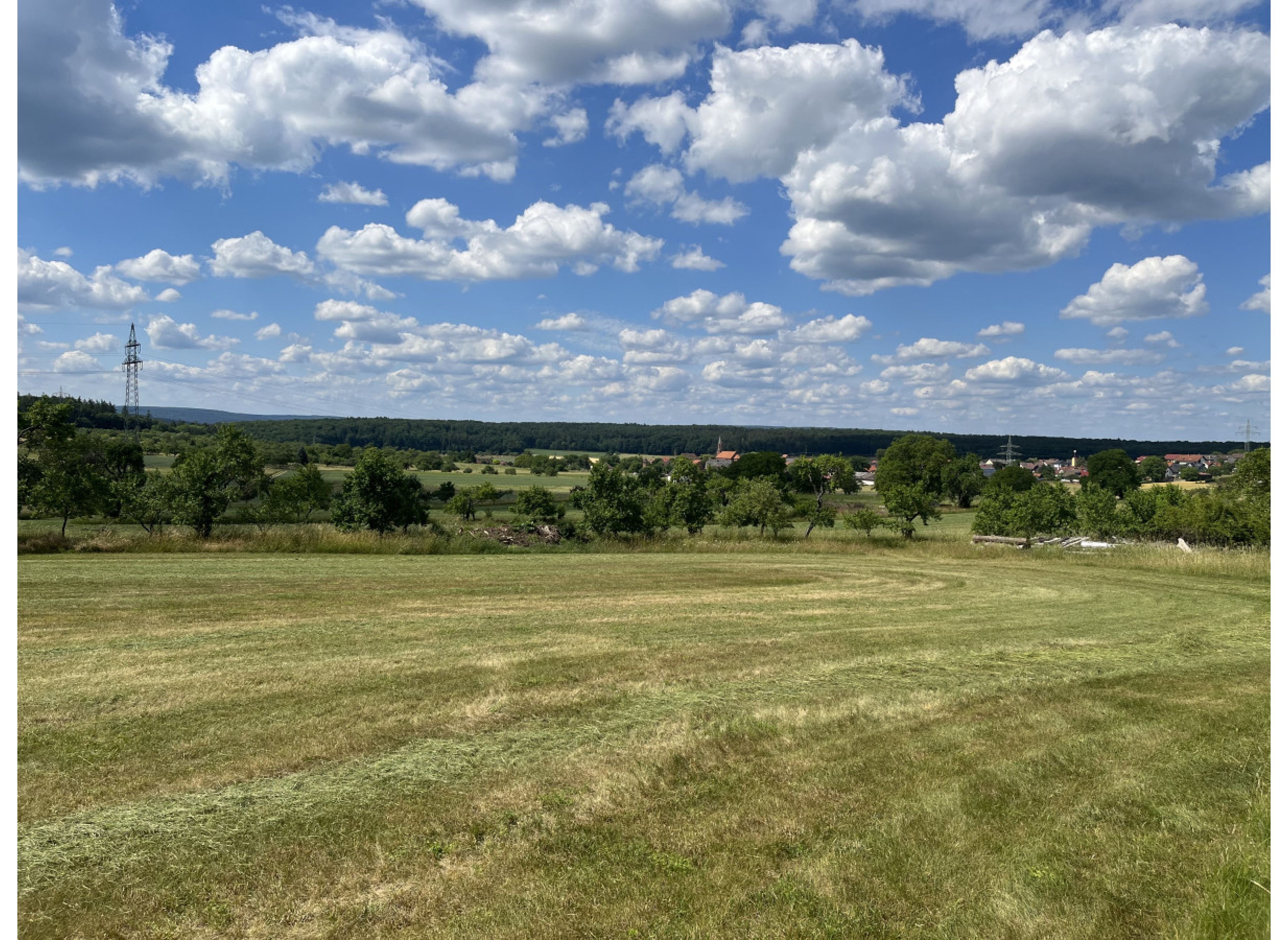 Auszeit auf der fränkischen Platte — Area di sosta in Steinfeld