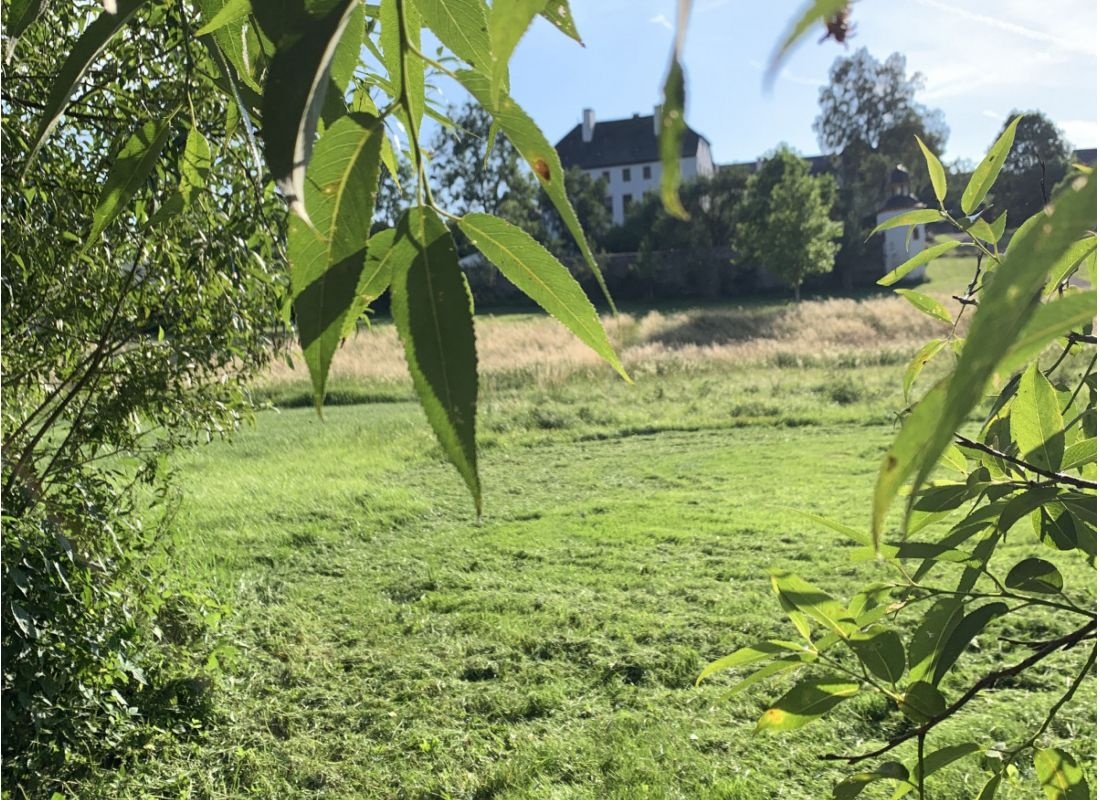 Vulkaneifel Stellplatz unterhalb der Burg Oberehe — Karavan Sitesi in Oberehe-Stroheich