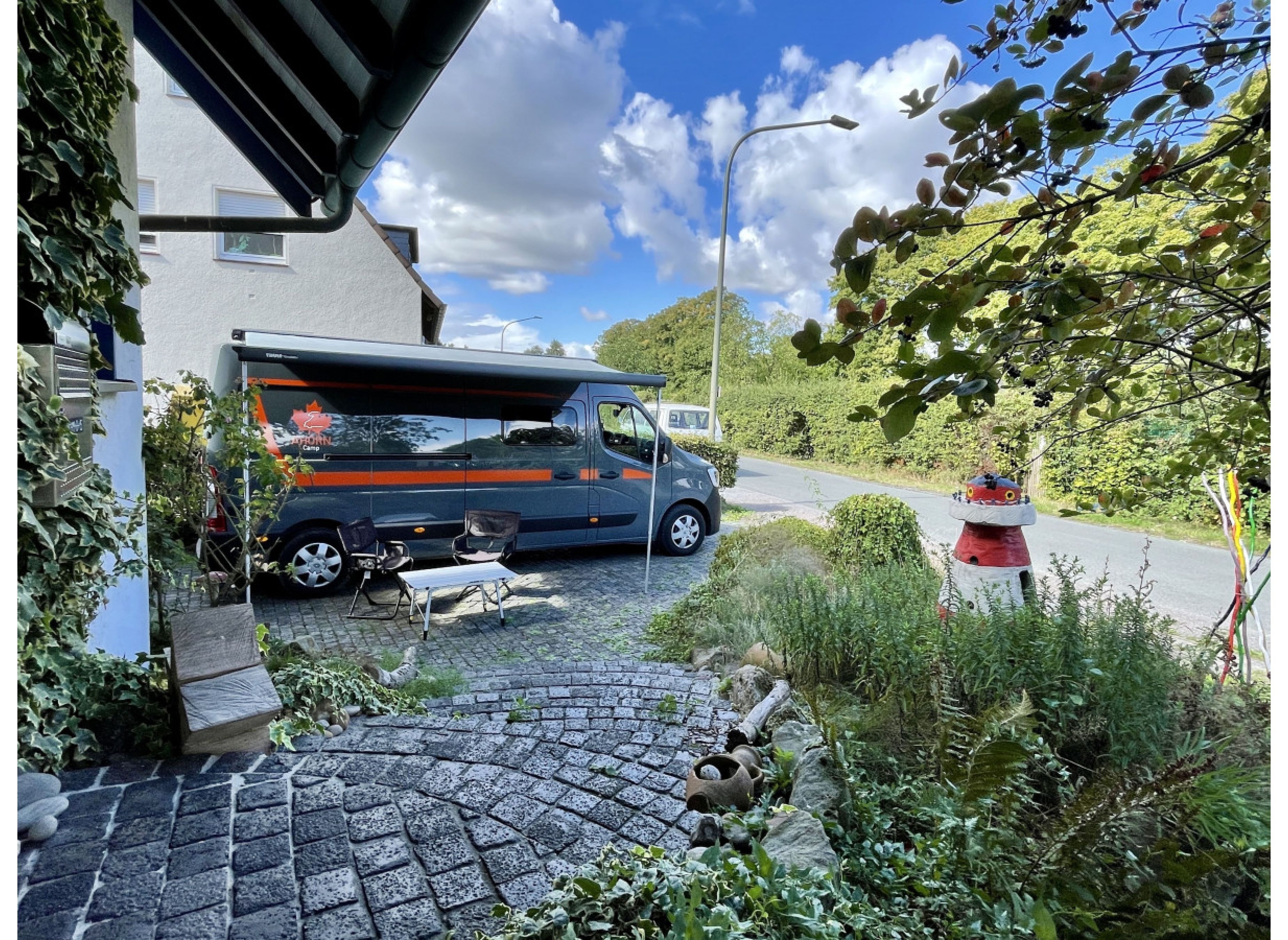 An der Römer Radroute — Bobilplass in Hamm