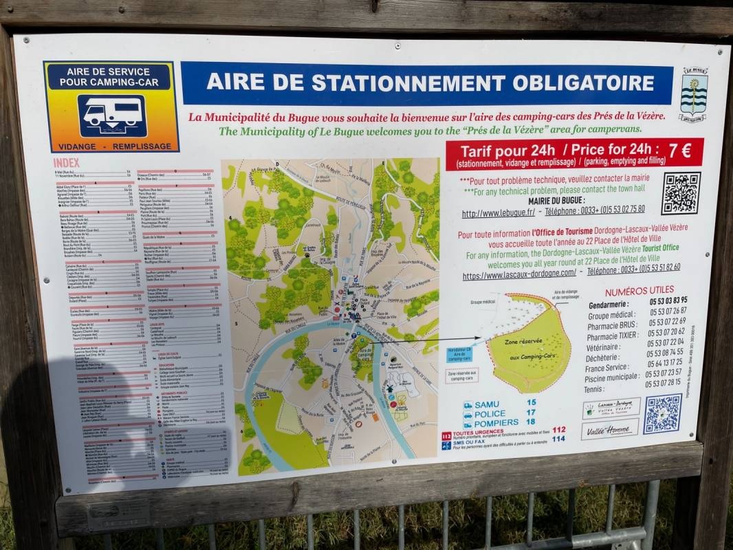 Stellplatz Le Bugue — Campervan Site in Le Bugue