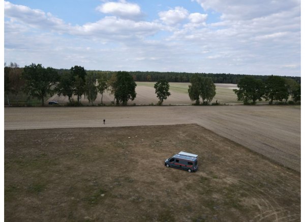 Stellplatz auf der Dreieckswiese zum Sonnenaufgang #1
