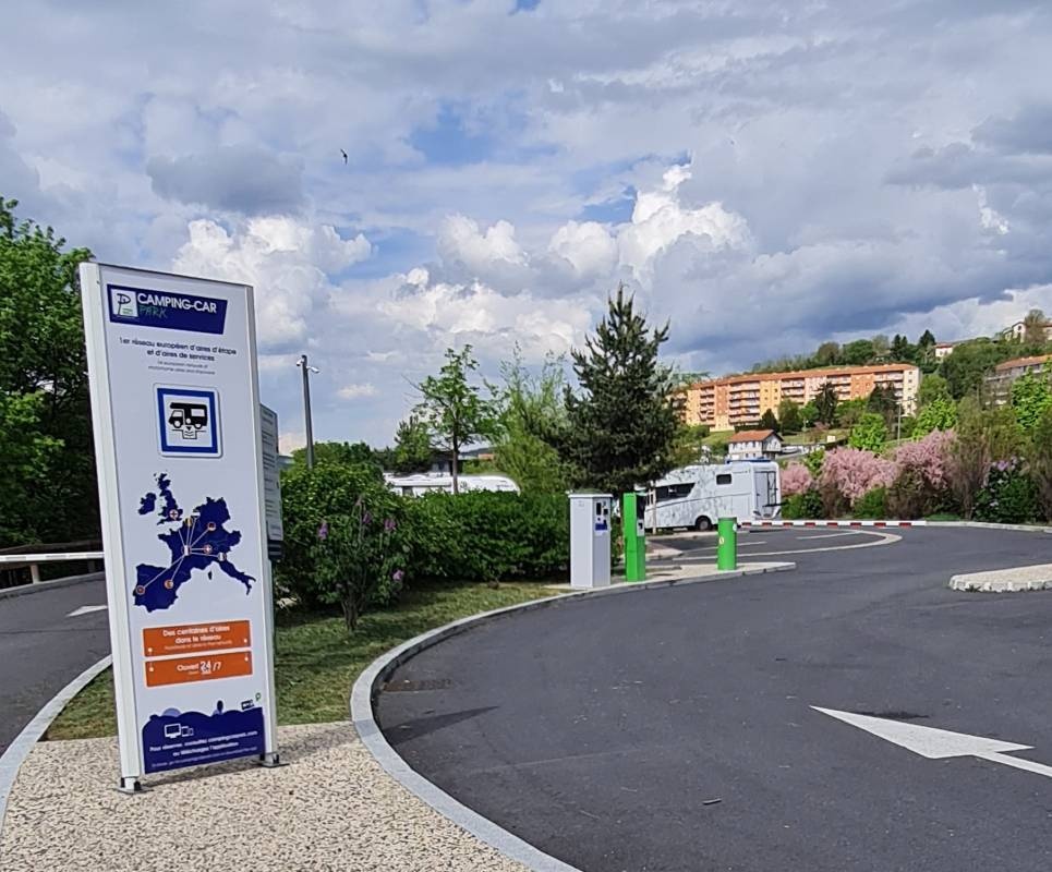 Aire CAMPING-CAR PARK du Puy-en-Velay — Bobilplass in Le Puy-en-Velay