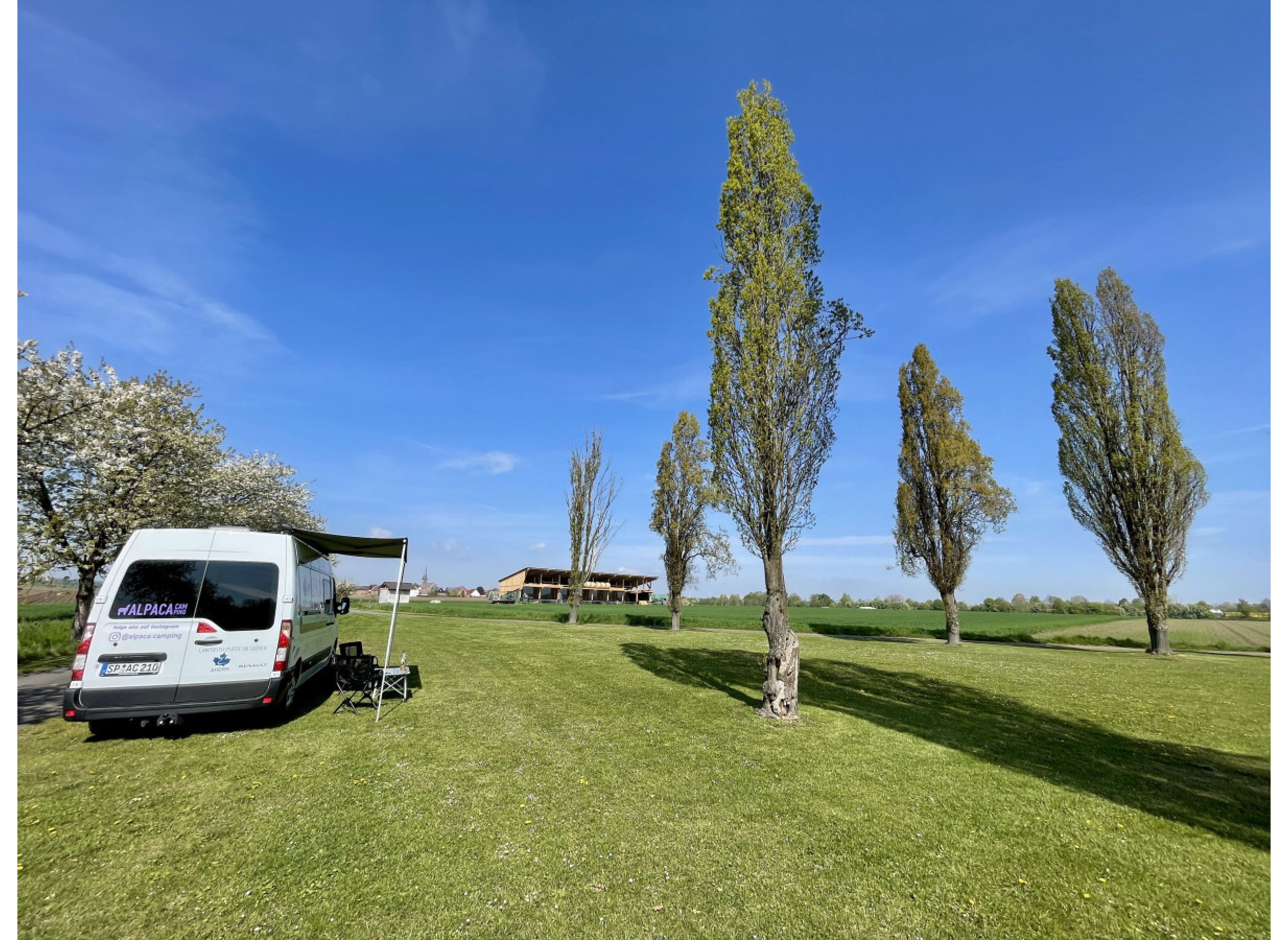 Camping mit Panoramablick — Sítio para autocaravanas in Borgentreich