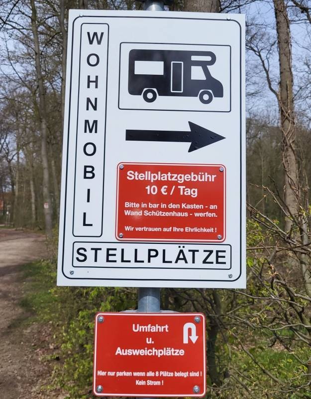 Auf der Insel — Camperplaats in Bersenbrück