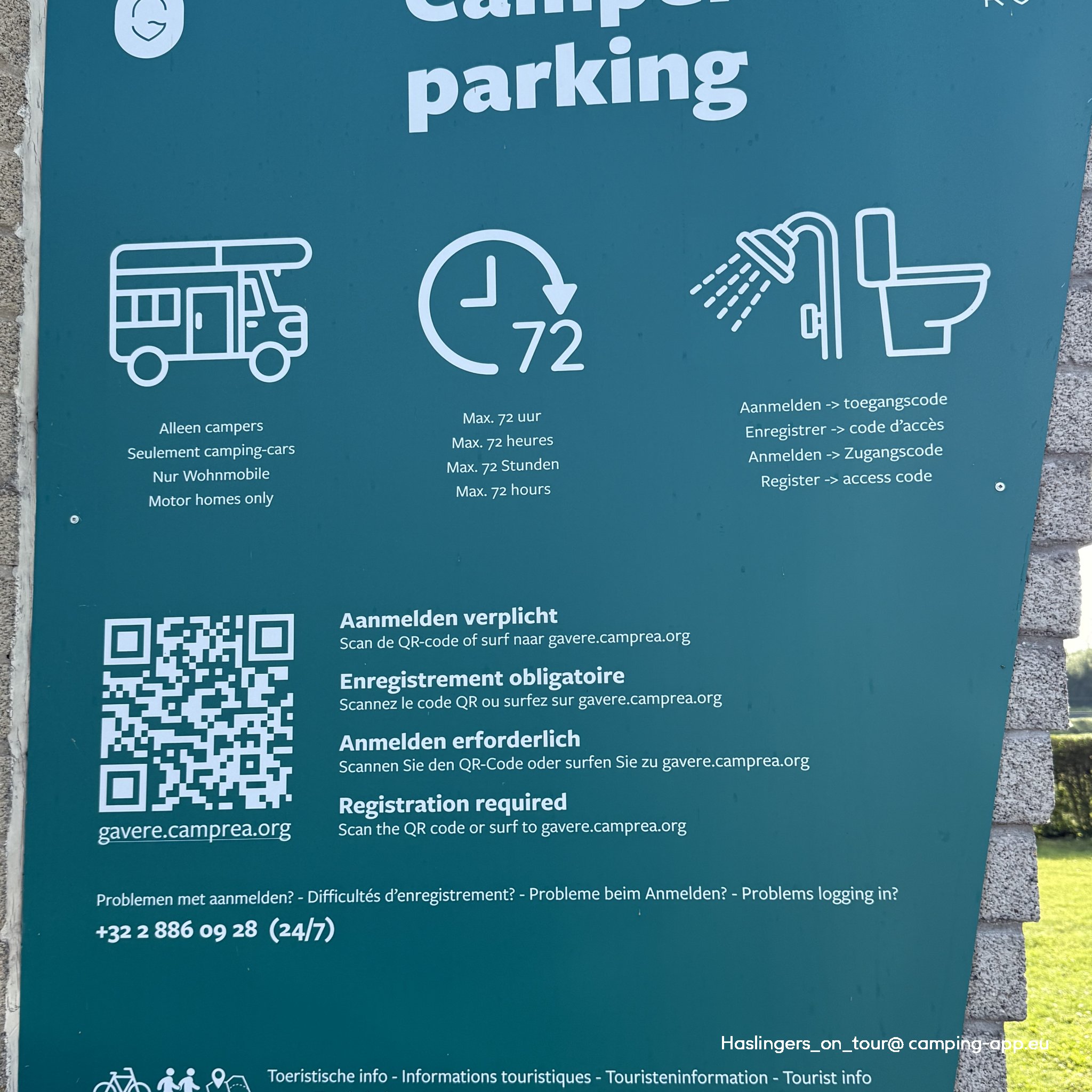 Übernachtungsparkplatz Gavere — Foto 4