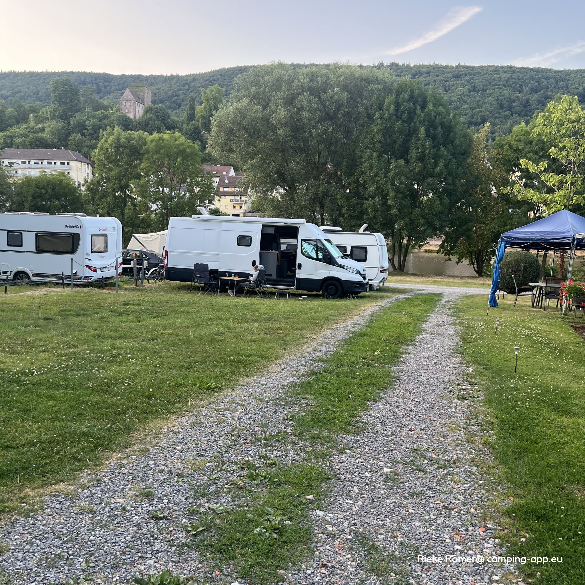 Camping unterm Dilsberg — Cámping in Neckargemünd