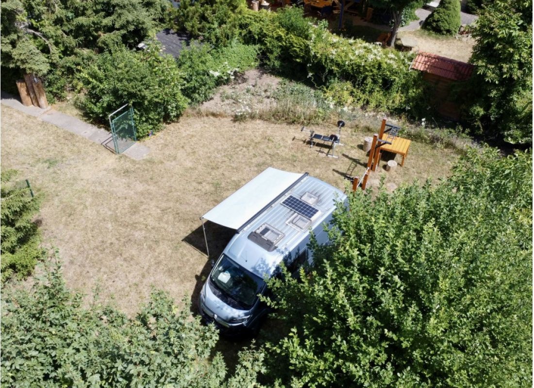 Ruhiger Einzelstellplatz in Erfurt-Ermstedt — Camperplads in Erfurt