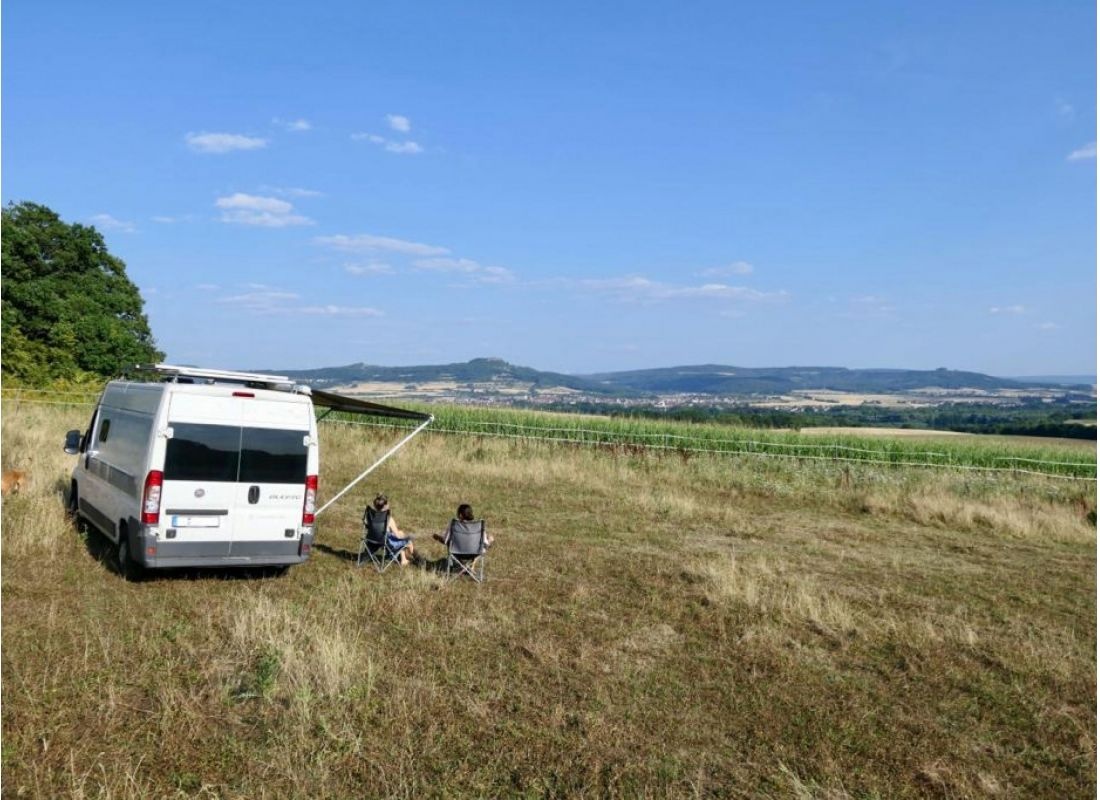 Aussicht auf den Gottesgarten — Sp. parking dla kamperów in Bad Staffelstein