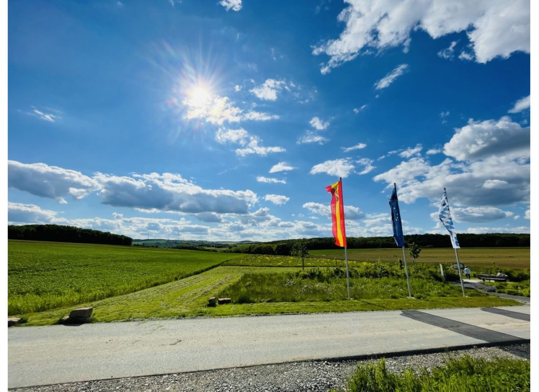 Stellplatz am Mittelpunkt der Europäischen Union — Stellplatz in Veitshöchheim