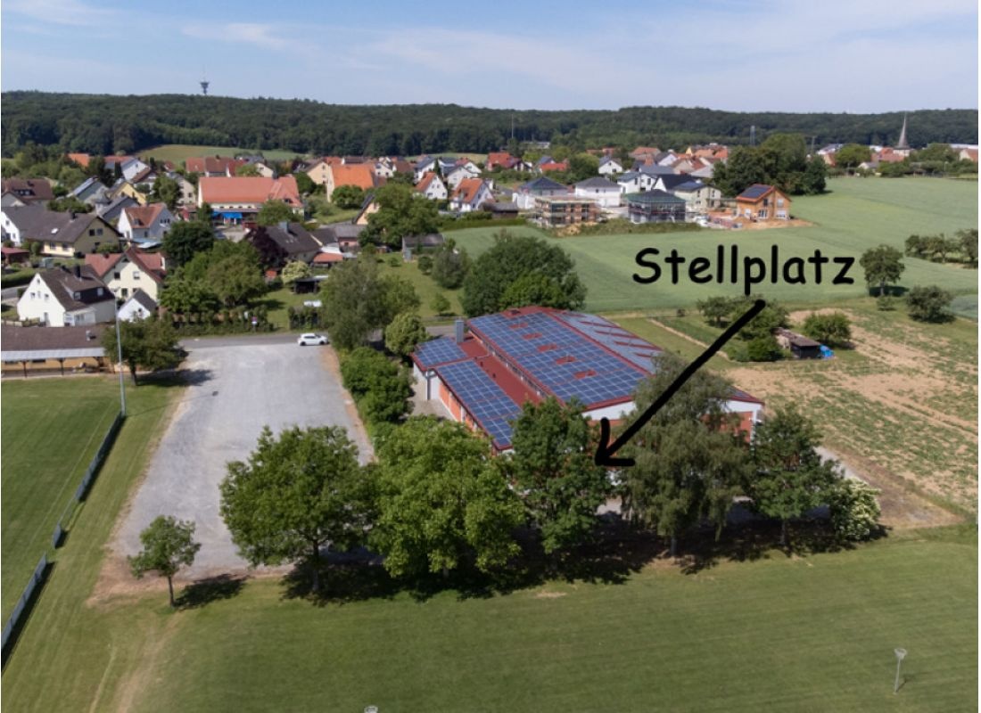 Ruhig und schattig #3 — 露营车营地 in Erbshausen bei Würzburg