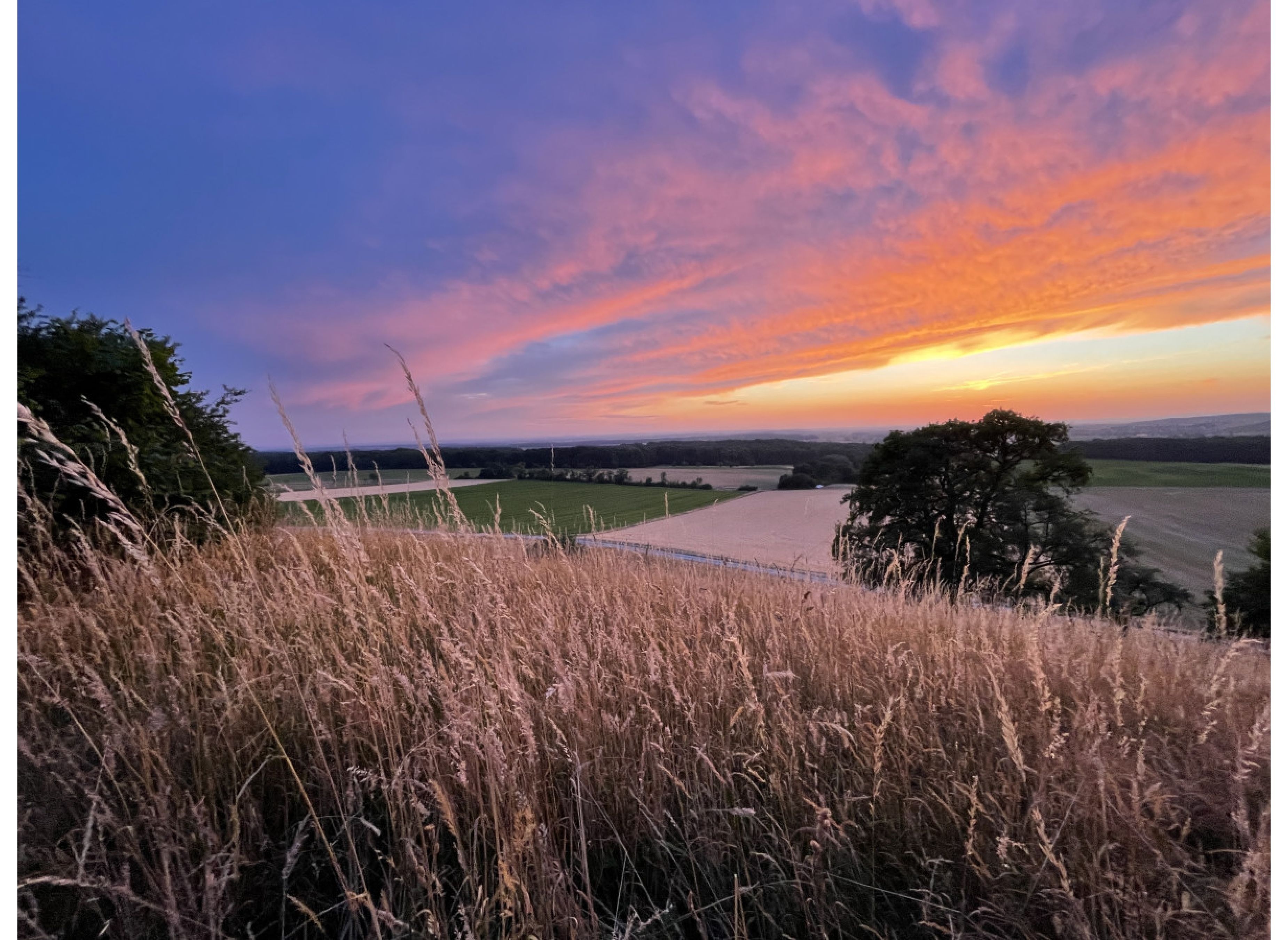 Phantastischer Weitblick & Sonnenuntergang  #2 — Campervan Site in Oberschwarzach
