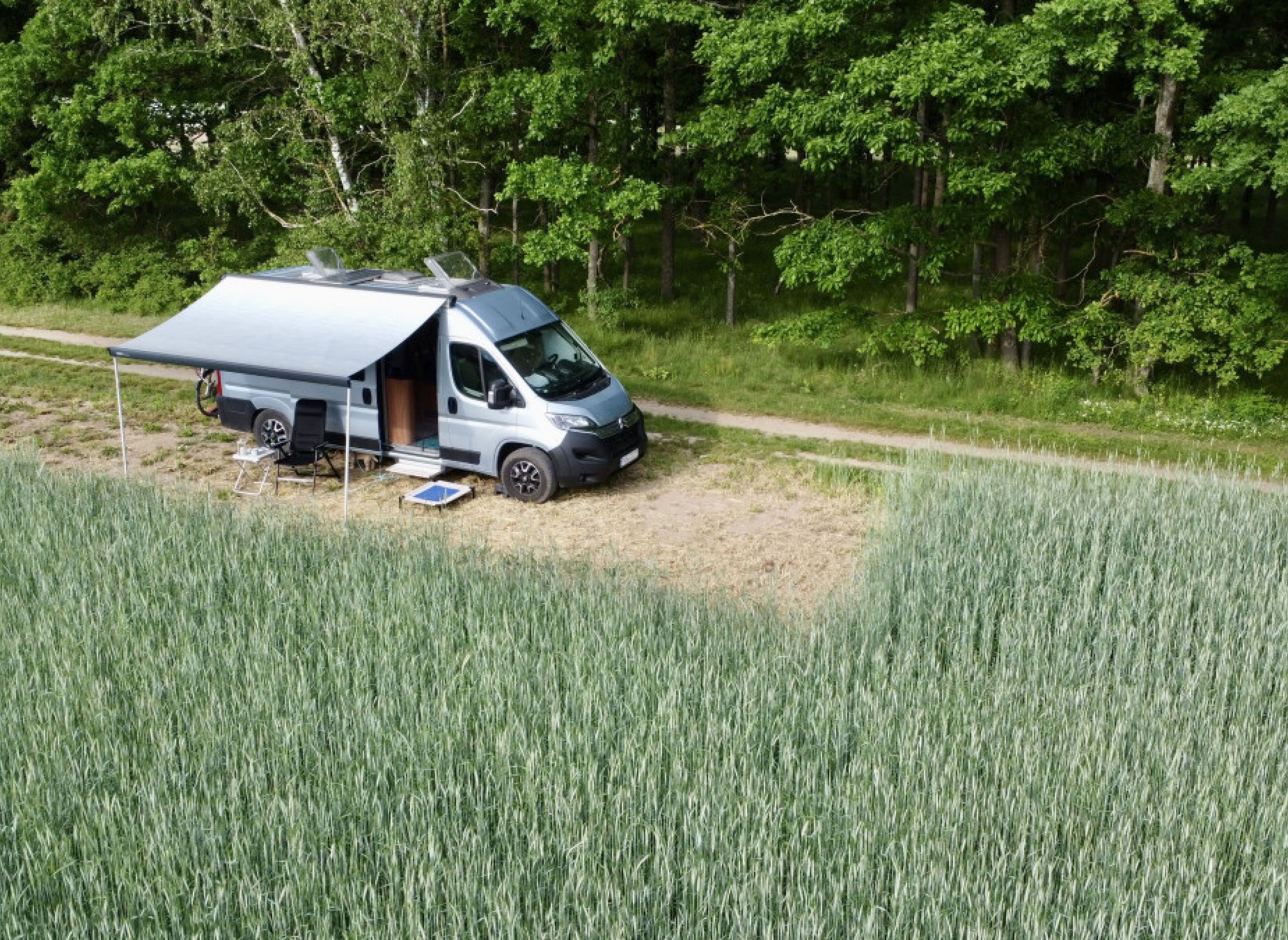 Idyllische Lage am Waldrand — Karavan Sitesi in Ochsenfurt