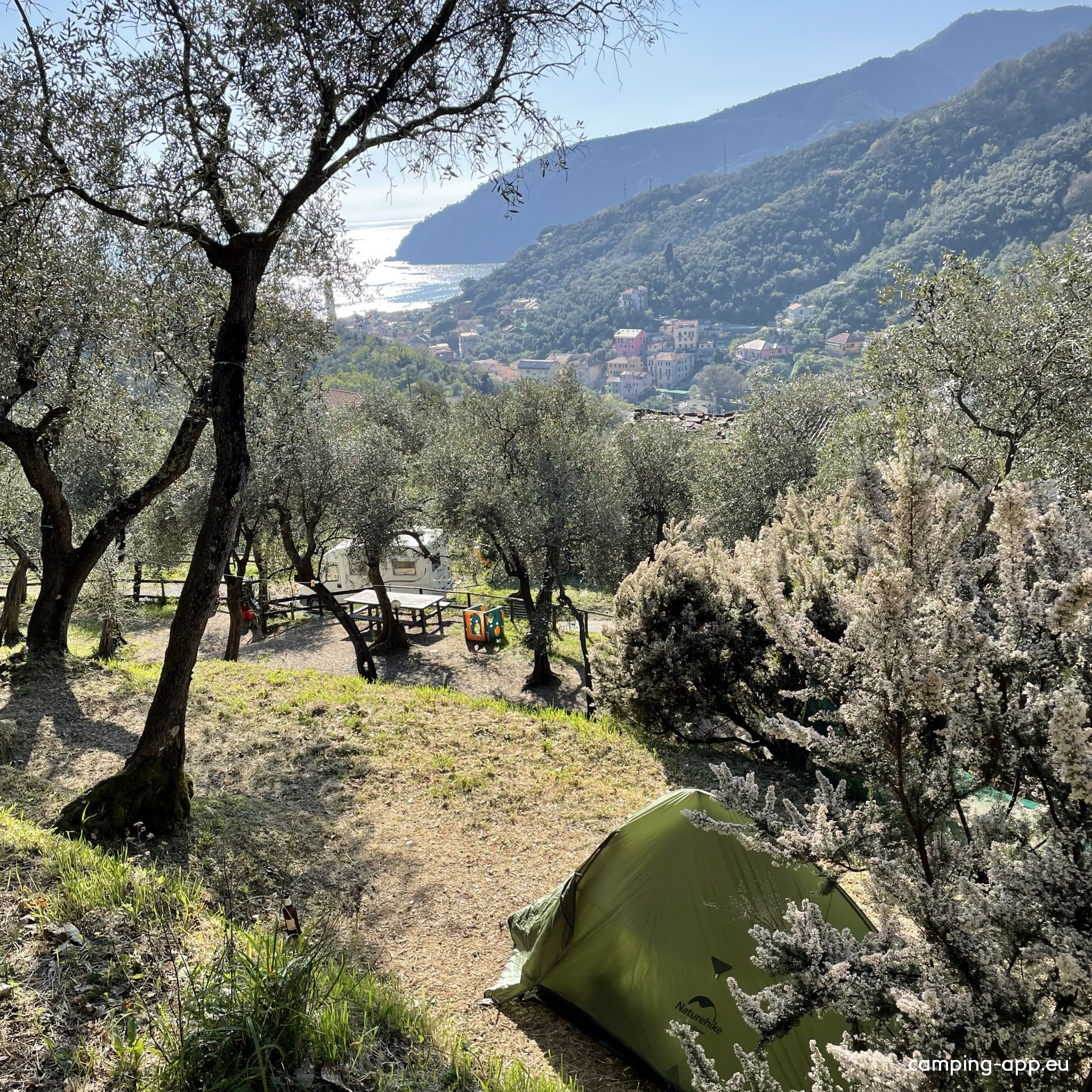 Le Grigue — Campingplats in Moneglia