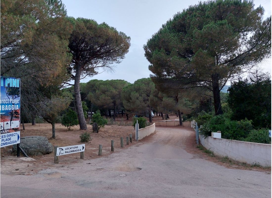 Parking de la plage — Sítio para autocaravanas in Porto-Vecchio