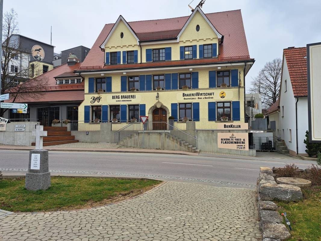 Brauerei Wirtschaft Berg — At a Restaurant in Ehingen (Donau)