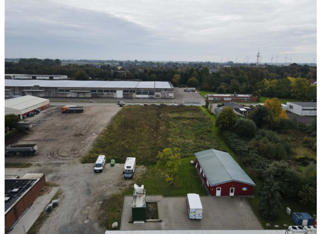 Stellplatz an der Bäckereiproduktion — Camperplads in Marne