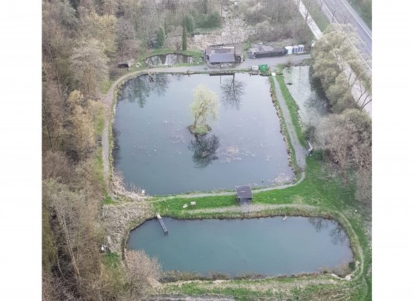 Ruhiger Stellplatz in einem Angelpark — Photo 2