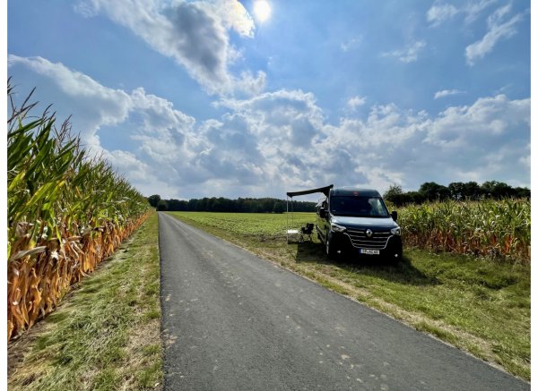 Einzelstellplatz zwischen den Feldern in Telgte