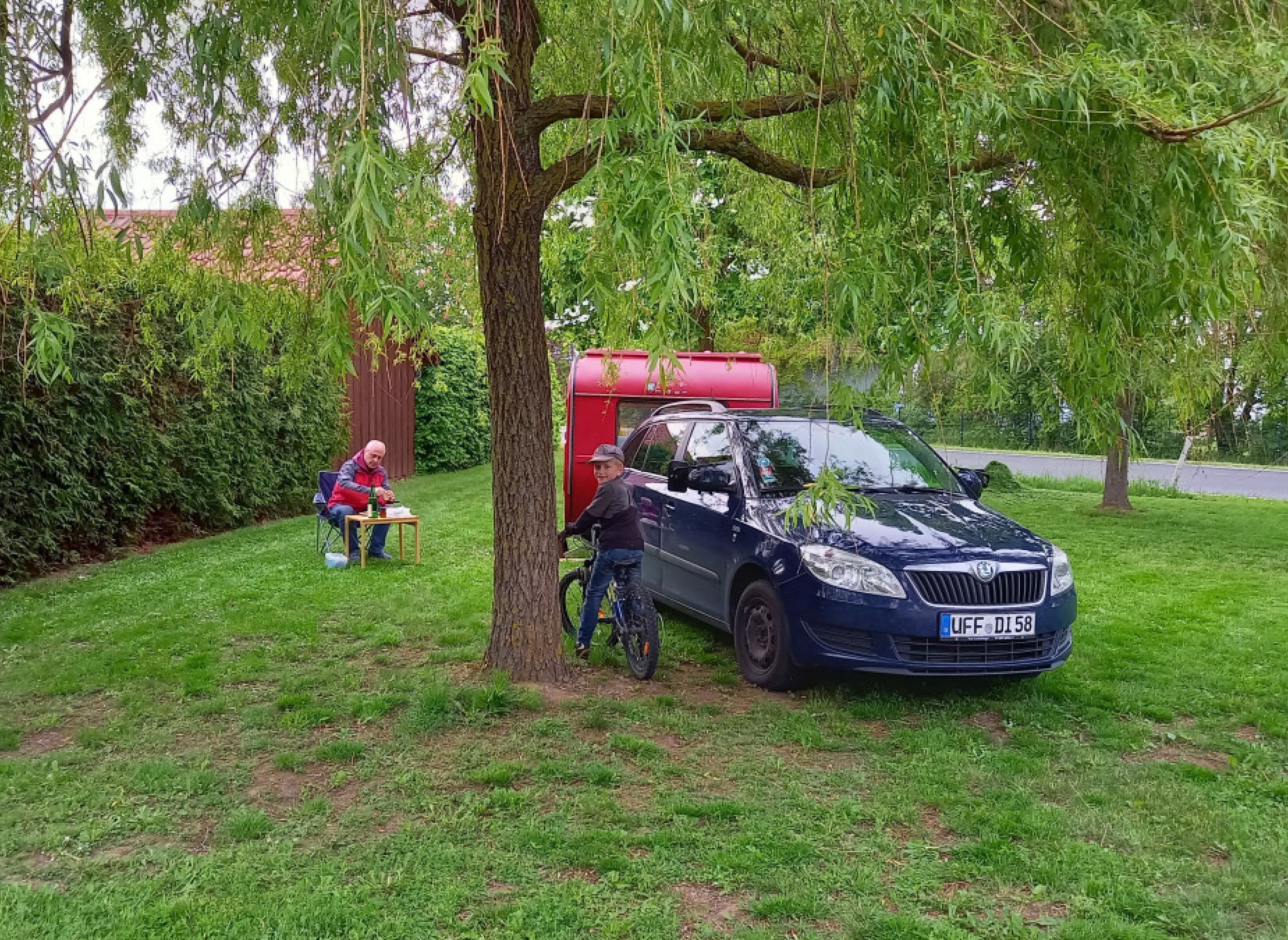 Der kleine an der Weide — Sítio para autocaravanas in Biebelried