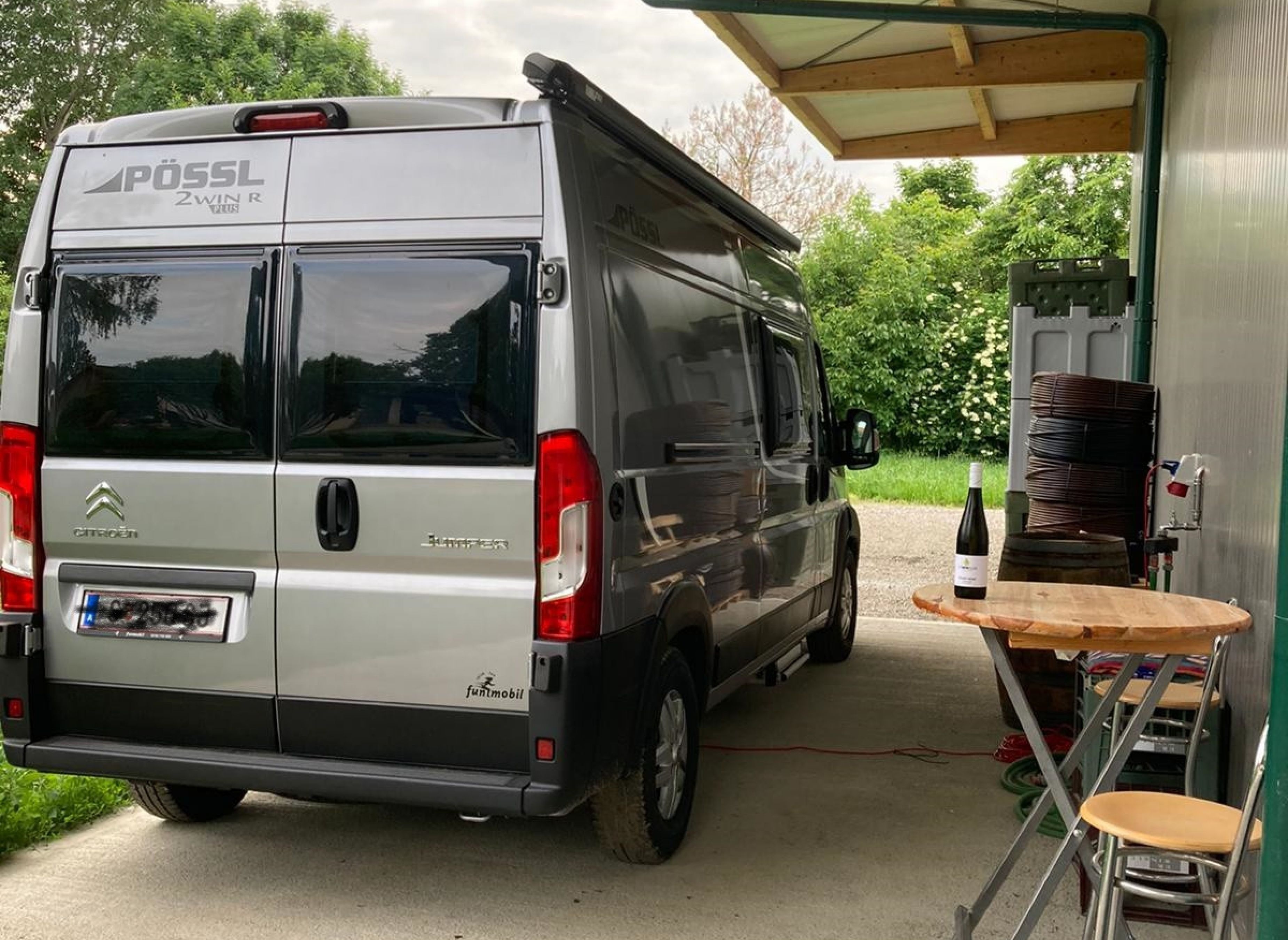 Winzerhof in Gedersdorf — Sítio para autocaravanas in Gedersdorf